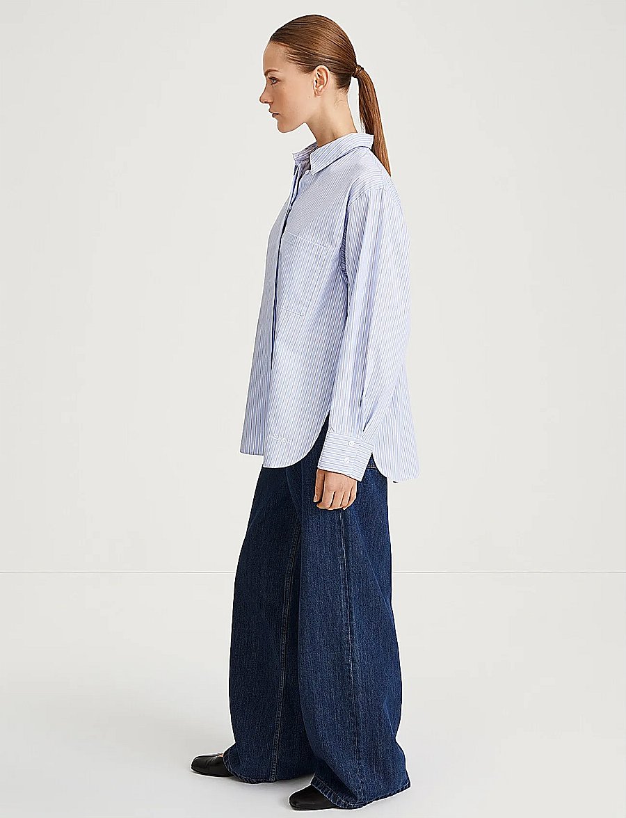 Stylein - JANSELL SHIRT - jeansskjortor - blue stripe - 3