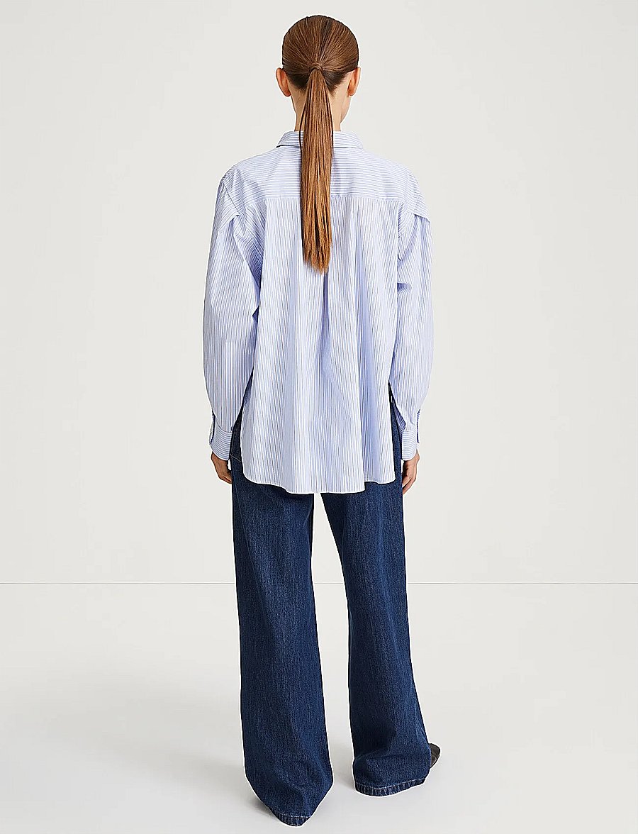 Stylein - JANSELL SHIRT - jeansskjortor - blue stripe - 4