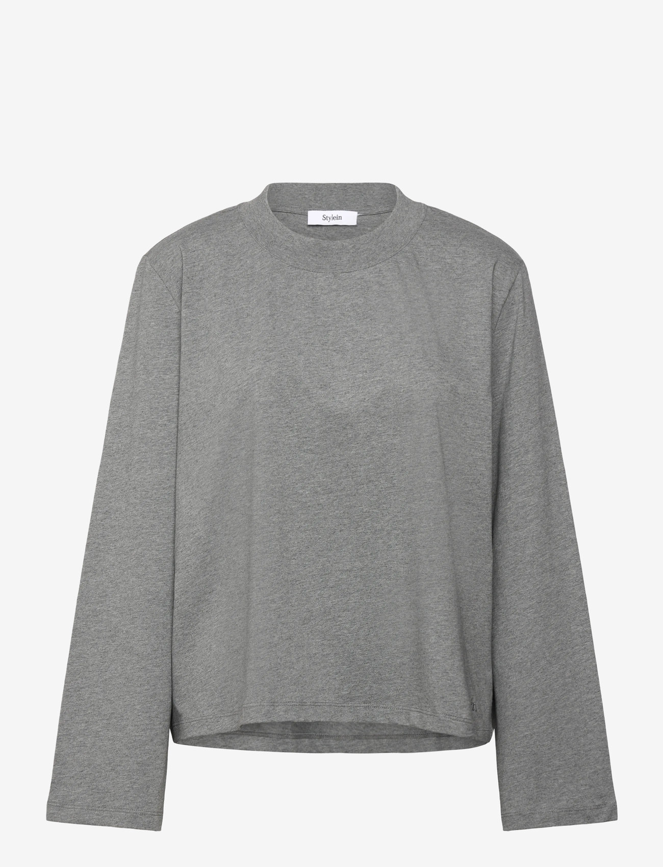 Stylein - JOYCE LONG SLEEVE TOP - långärmade toppar - grey melange - 1