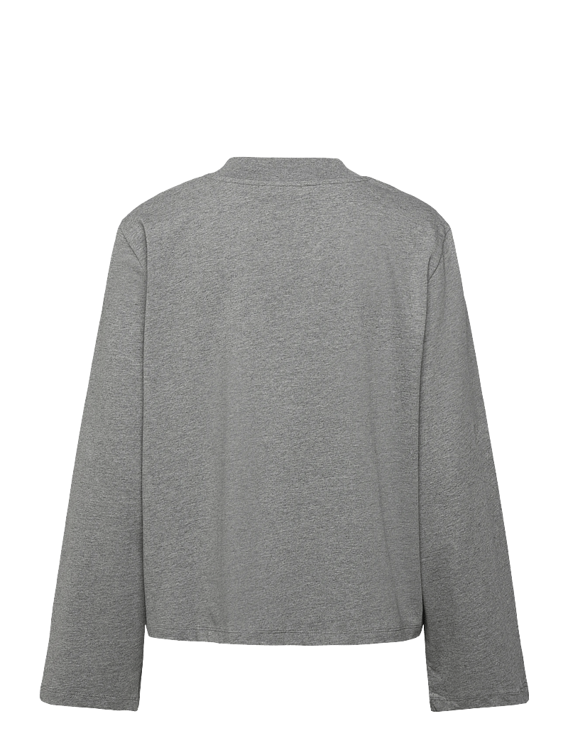 Stylein - JOYCE LONG SLEEVE TOP - långärmade toppar - grey melange - 2