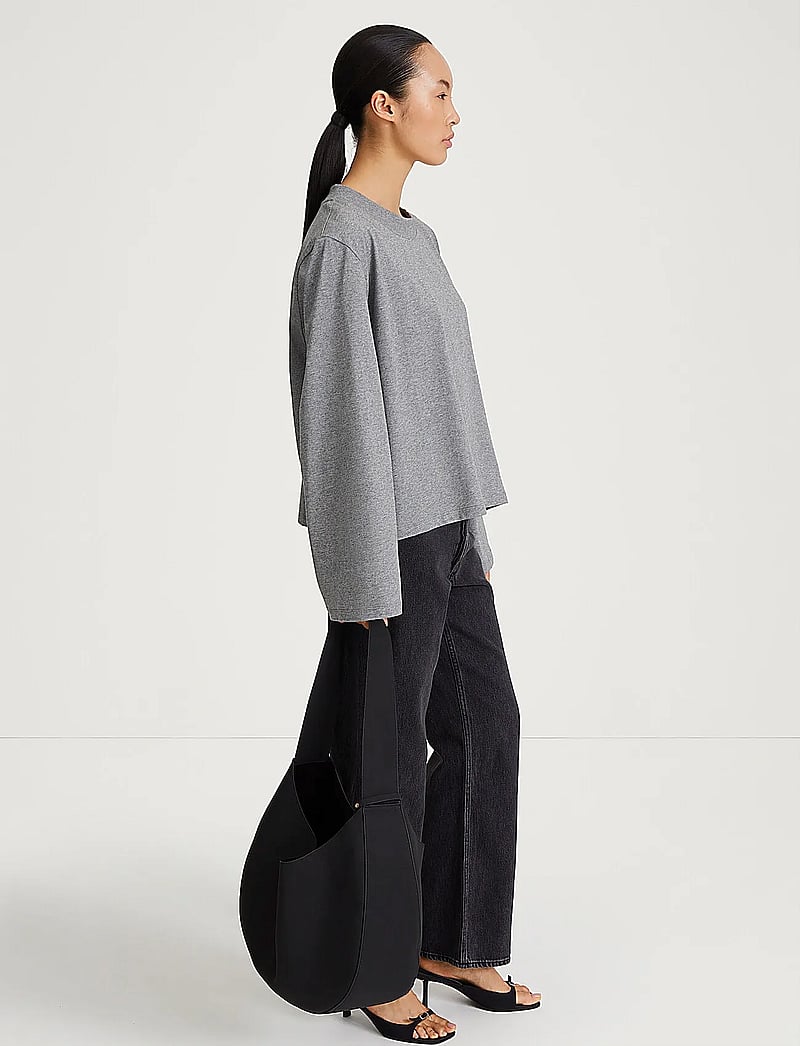 Stylein - JOYCE LONG SLEEVE TOP - långärmade toppar - grey melange - 3