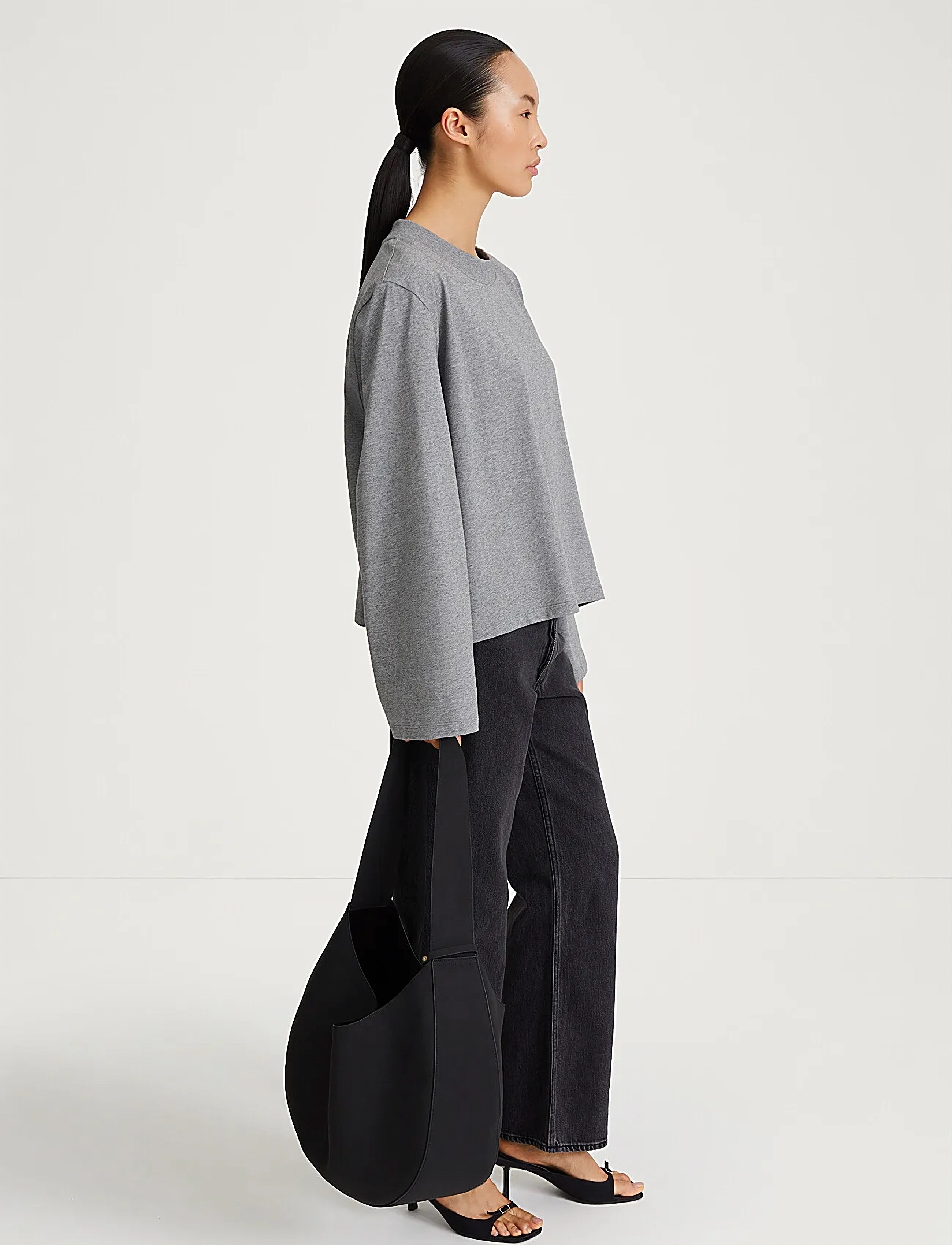 Stylein - JOYCE LONG SLEEVE TOP - grey melange - 3