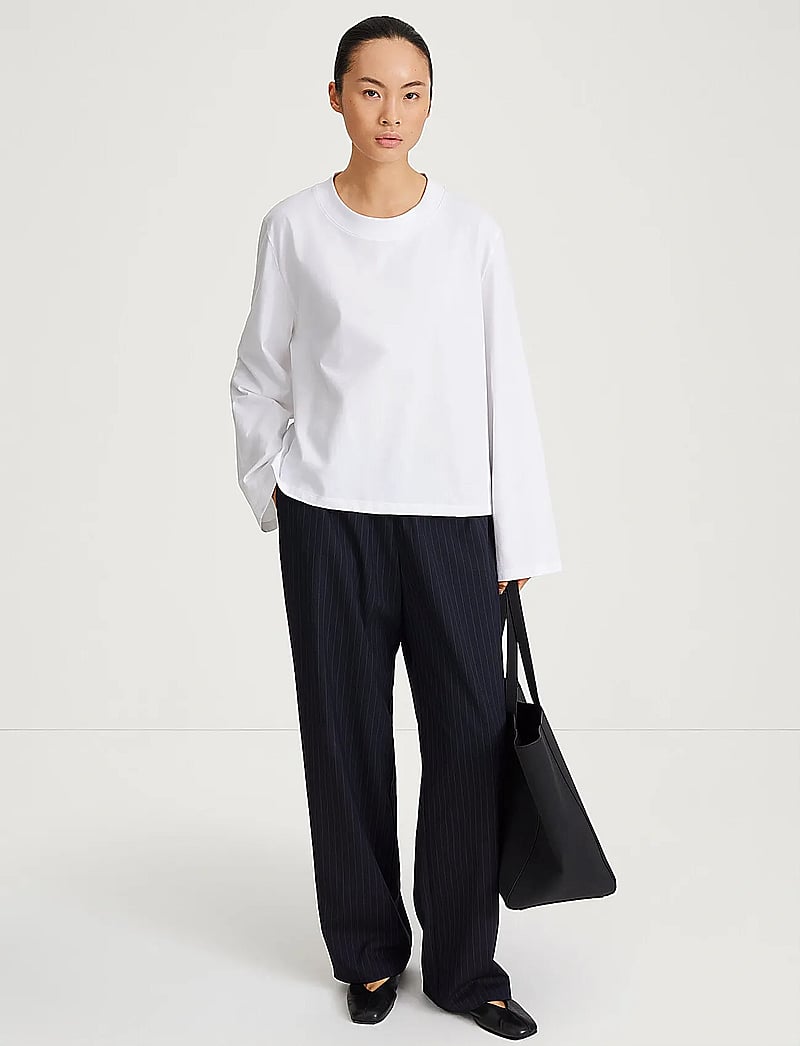 Stylein - JOYCE LONG SLEEVE TOP - långärmade toppar - white - 0