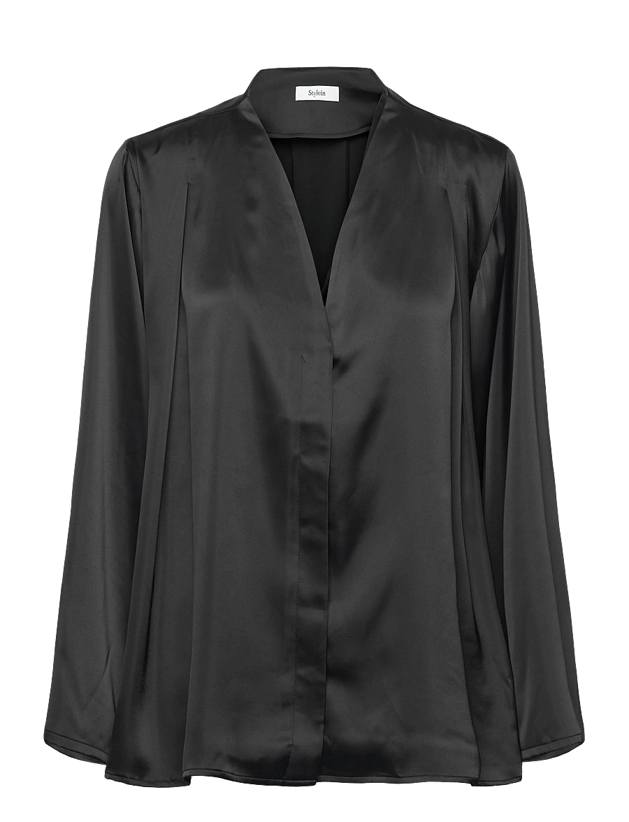 Stylein - MARBY BLOUSE - långärmade blusar - black - 1