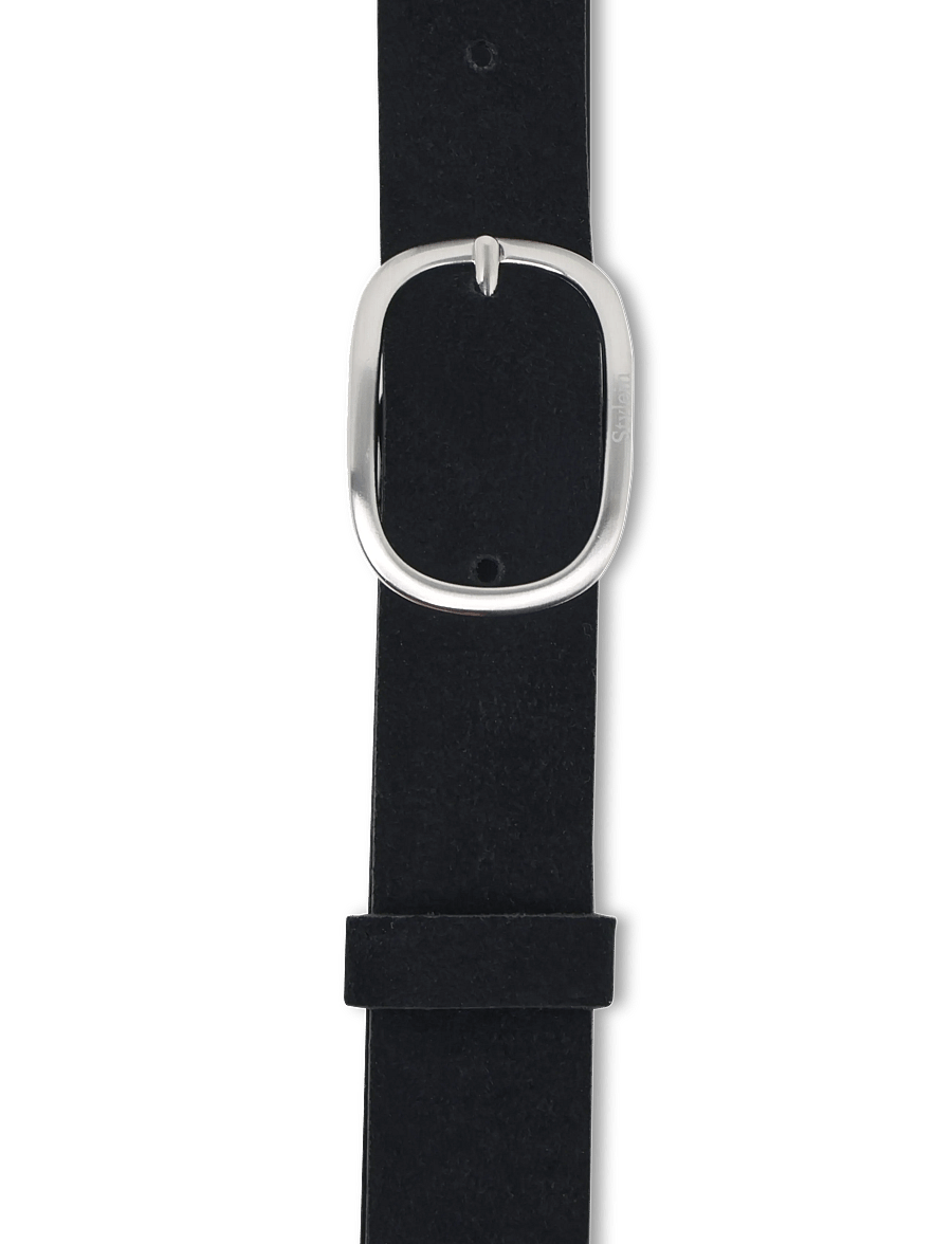 Stylein - VENOSA SUEDE BELT - læderbælter - black - 2