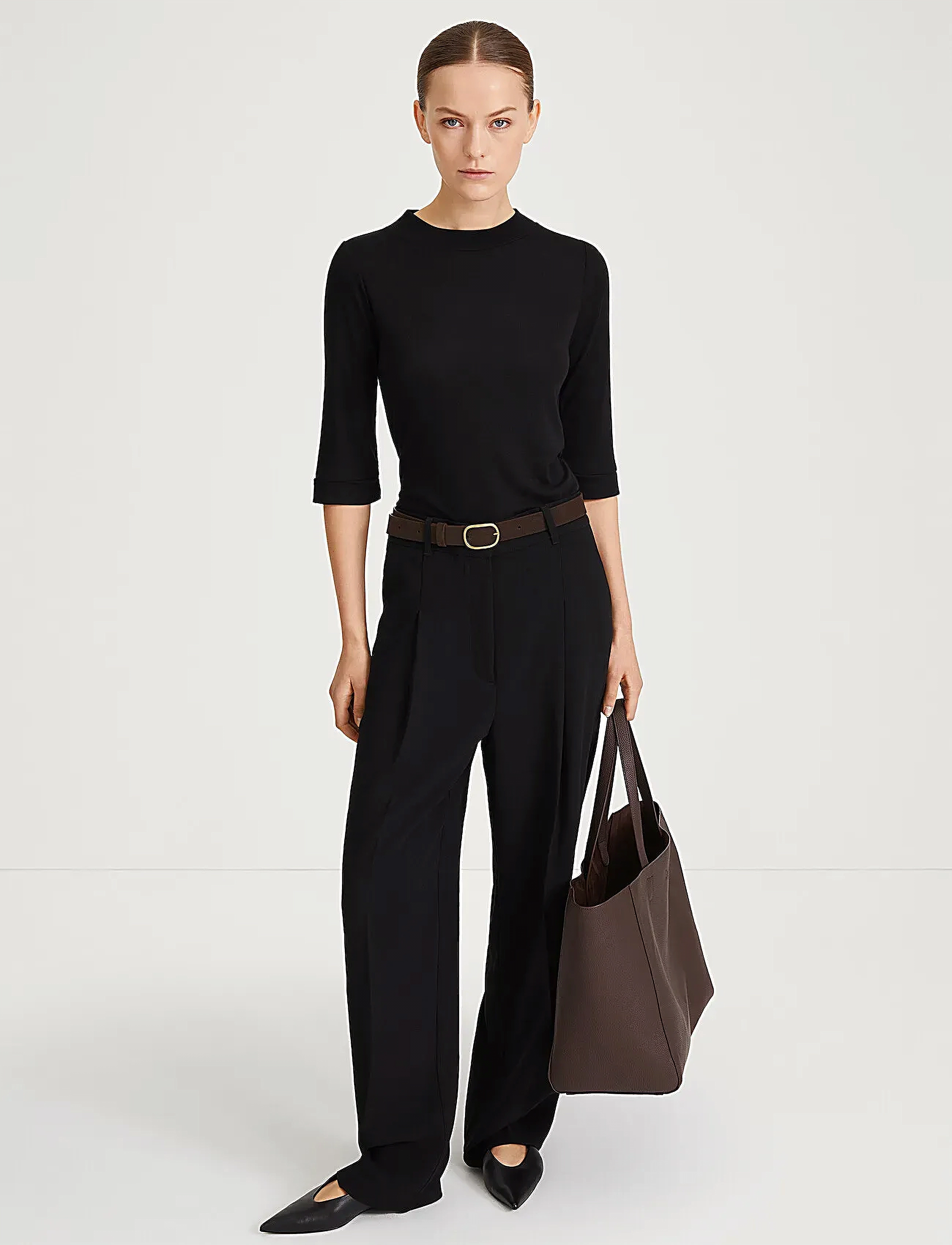 Stylein - VENOSA SUEDE BELT - ledergürtel - dark brown - 0