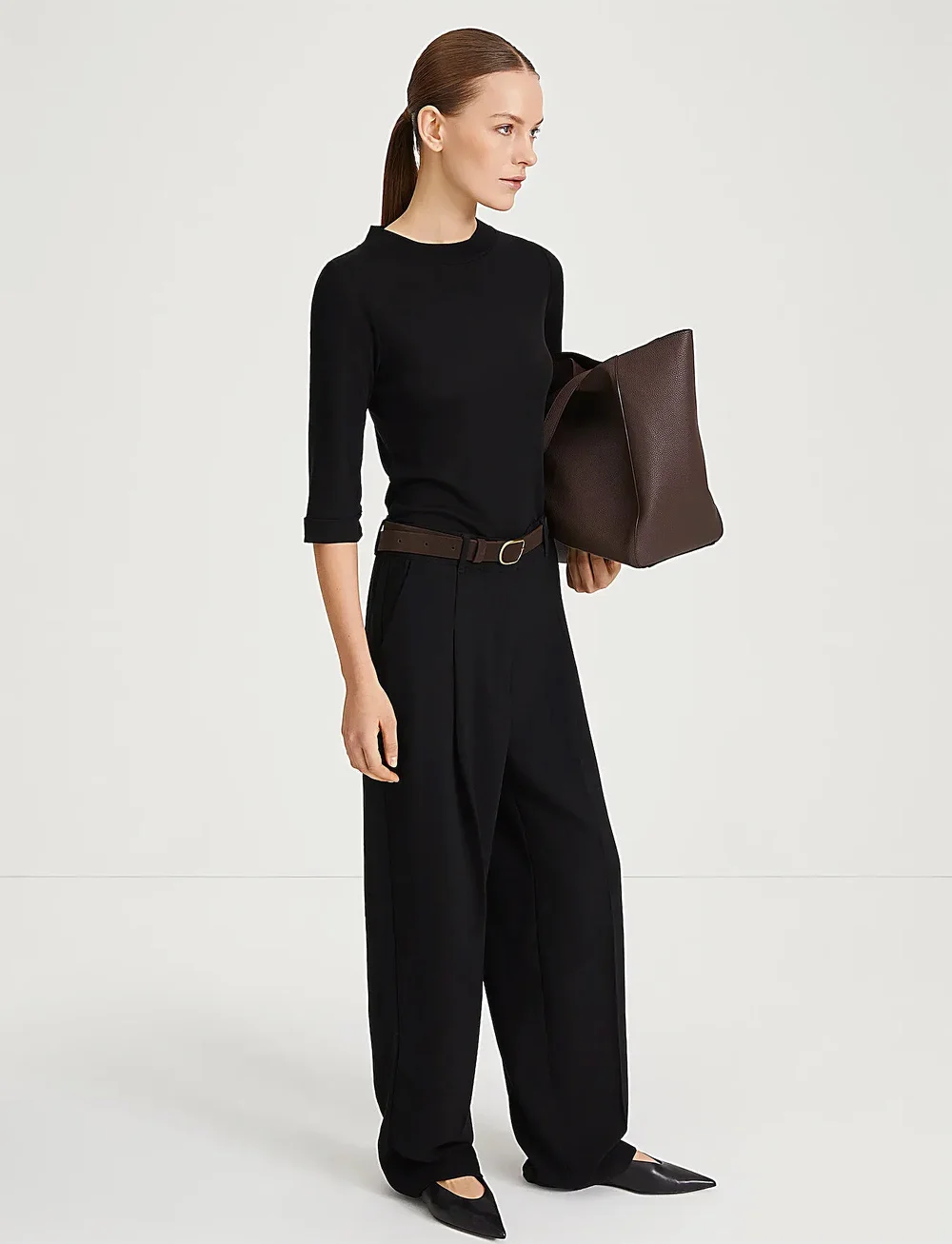 Stylein - VENOSA SUEDE BELT - ceintures classiques - dark brown - 4