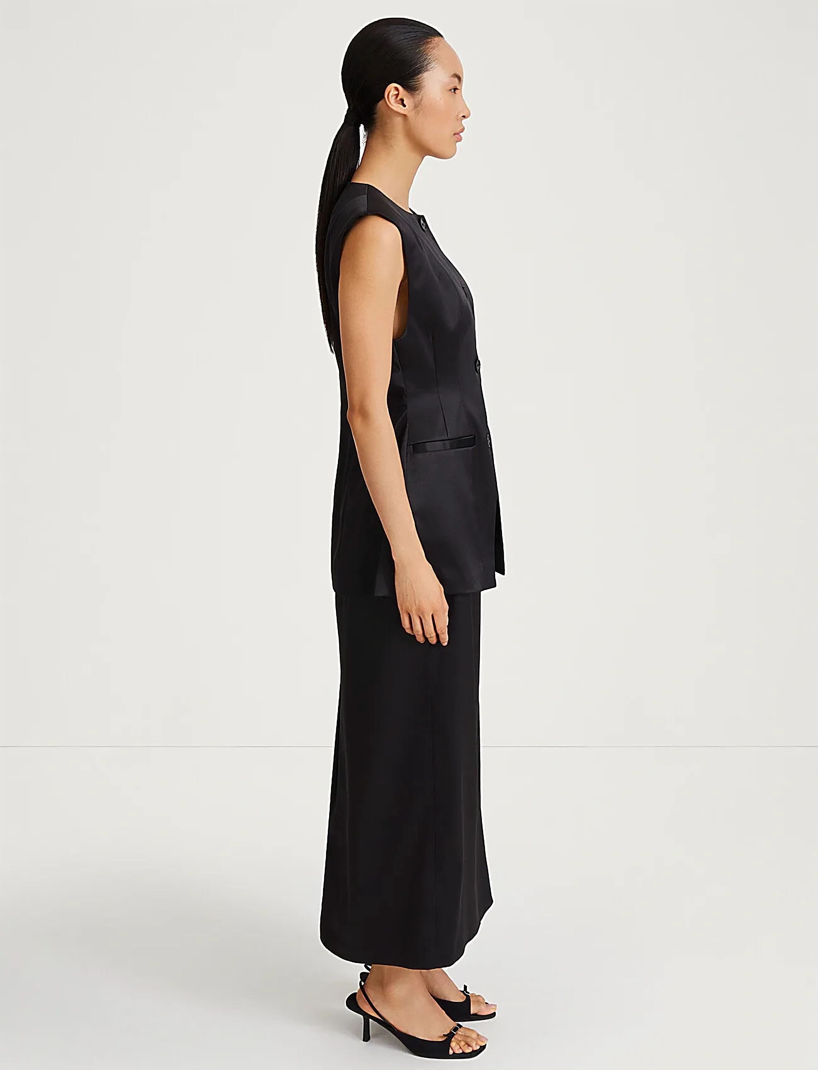 Stylein - BALINA VEST - Ärmellose blusen - black - 3