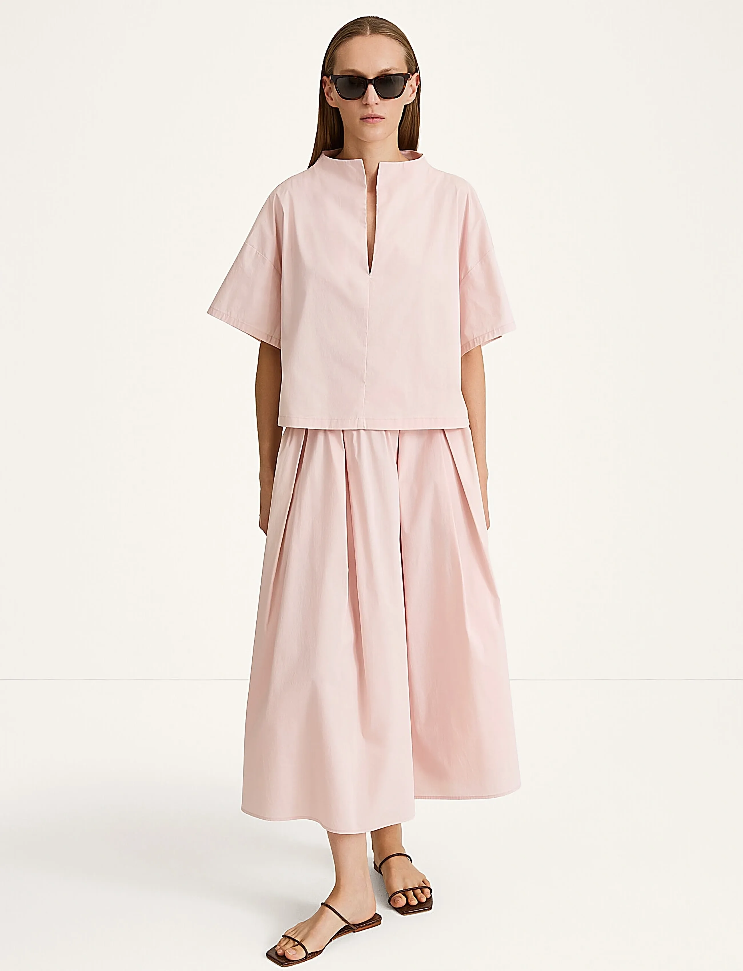 Stylein JORINA SKIRT - Skjørt - OFF PINK / pink/rose
