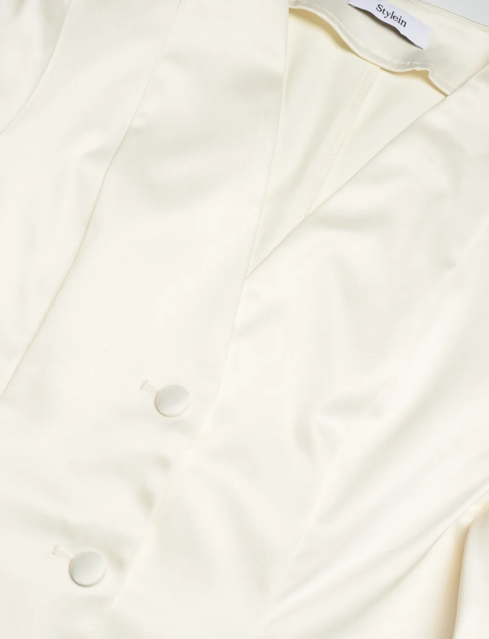Stylein - BRIAR BLOUSE SHINE CREPE - langärmlige blusen - ivory - 5
