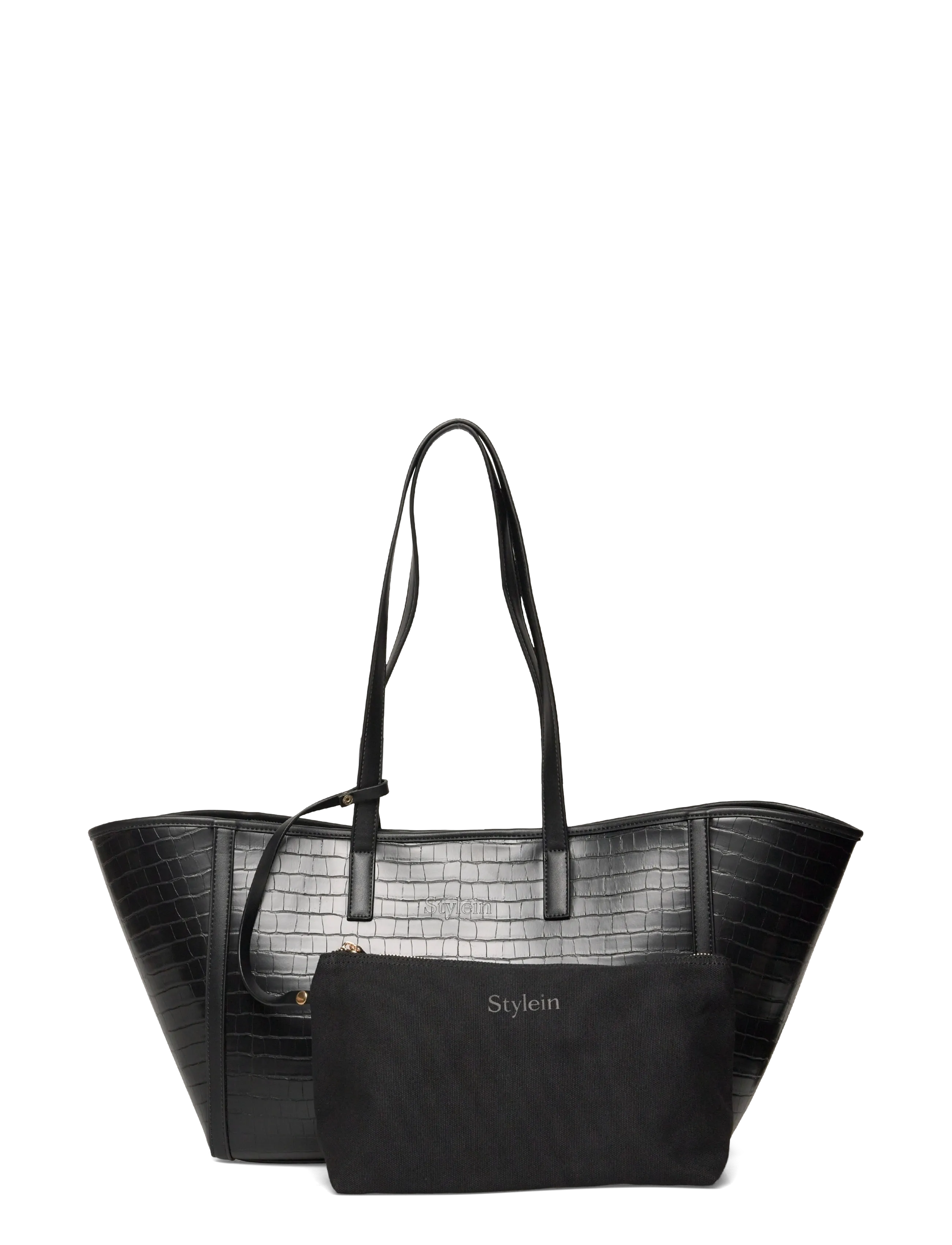 Stylein YENDI BAG CROCO - Officewear - BLACK / black