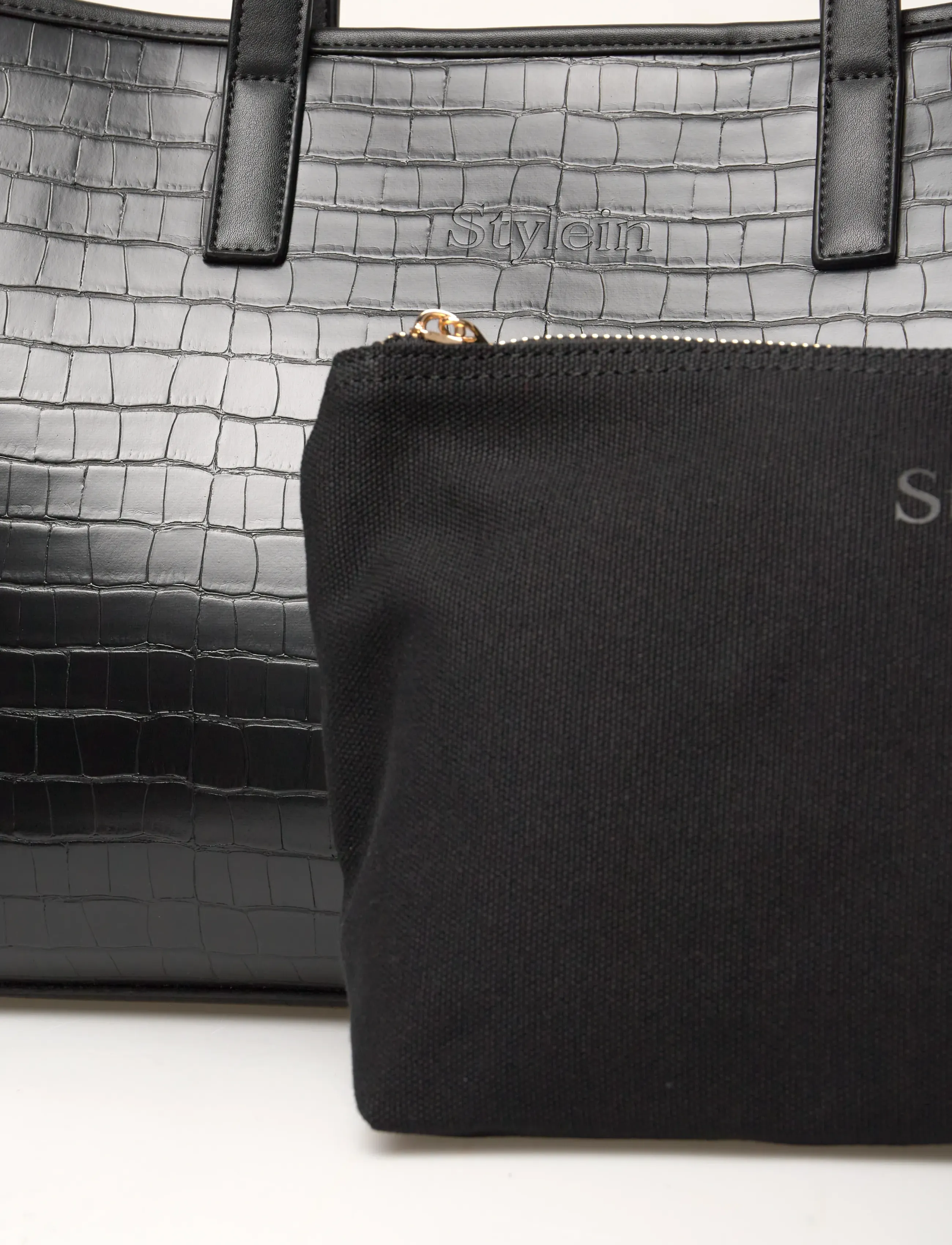 Stylein - YENDI BAG CROCO - aksesuarai - black - 4