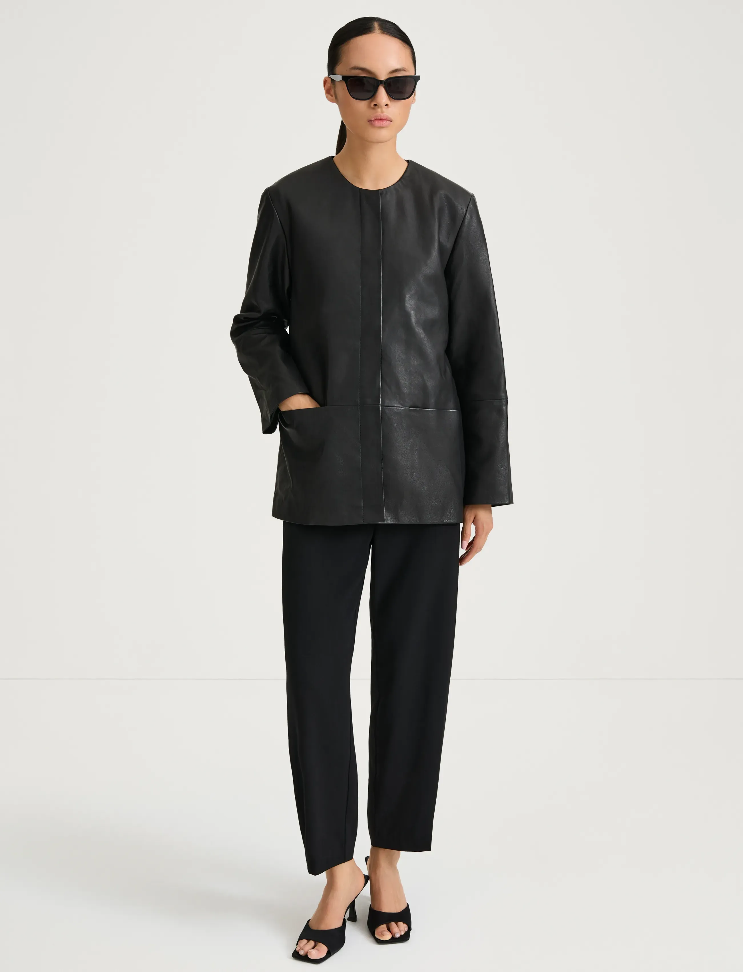 Stylein VALENCIA JACKET - Nyheter - BLACK / black