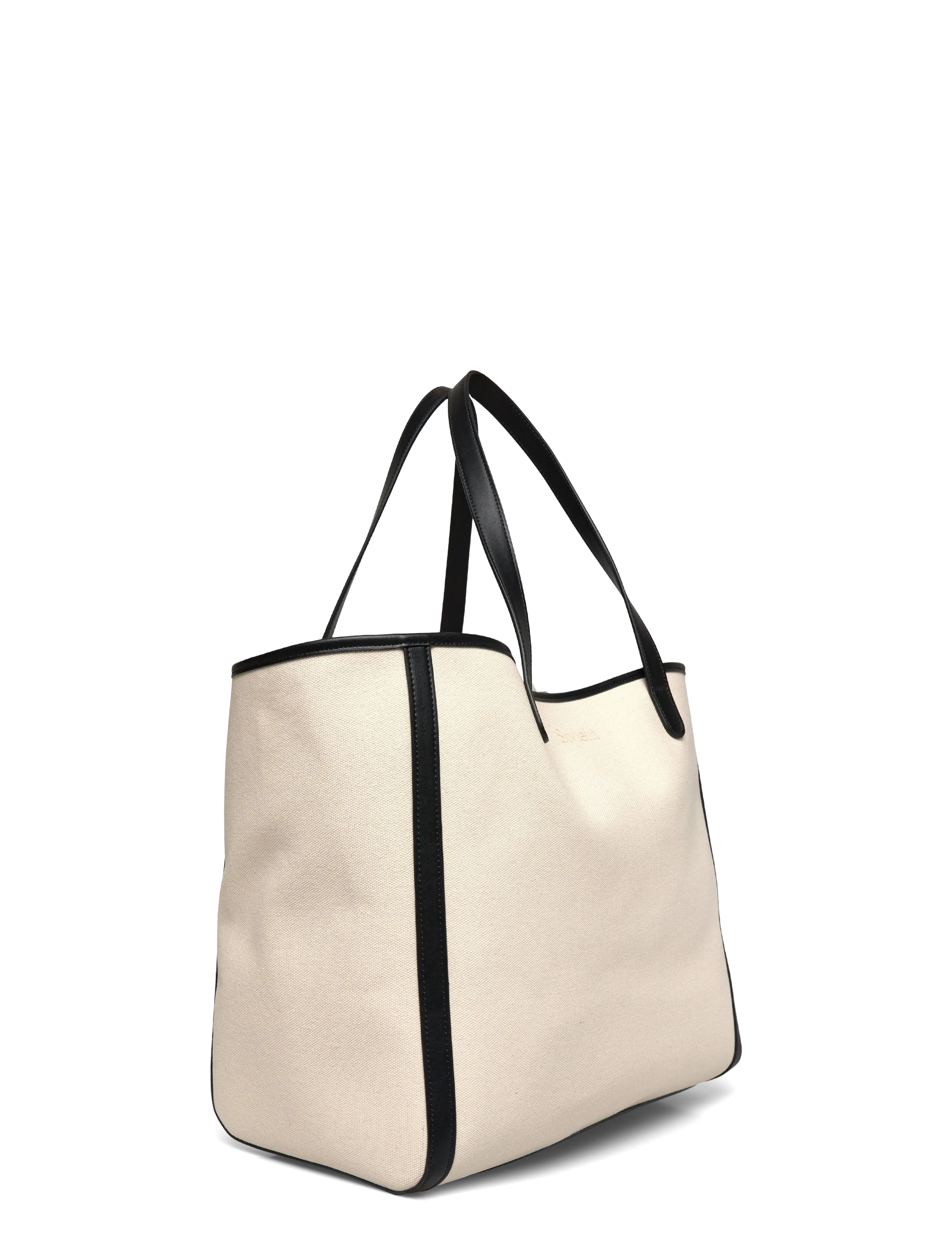 Stylein - YACHT CANVAS BAG - tote bags - cream/black - 2