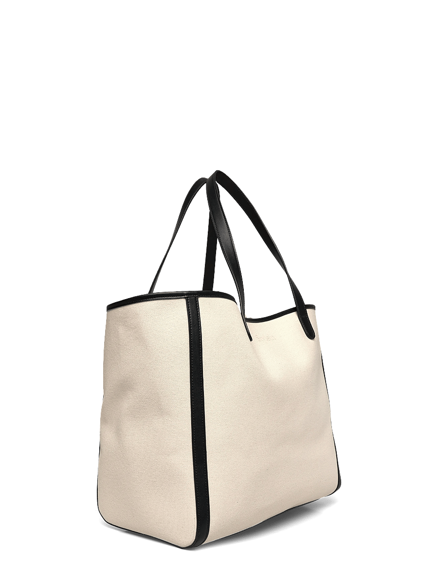 Stylein - YACHT CANVAS BAG - tote bags - cream/black - 2
