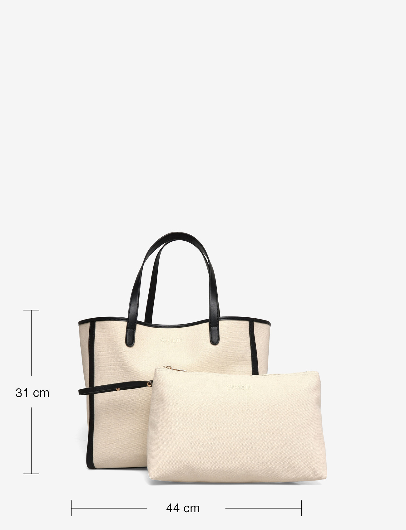 Stylein - YACHT CANVAS BAG - cream/black - 3