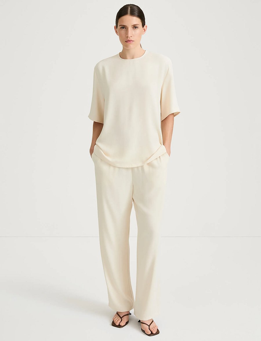 Stylein - MEIKE TROUSERS - sirged püksid - cream - 0