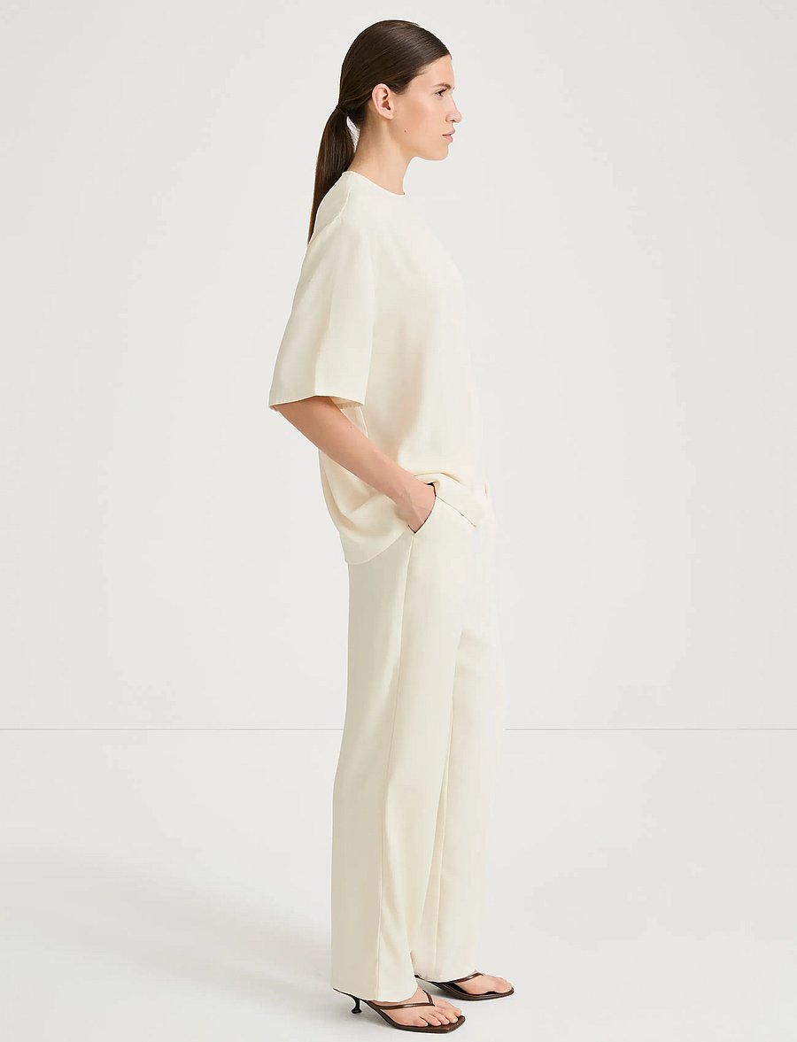 Stylein - MEIKE TROUSERS - sirged püksid - cream - 3