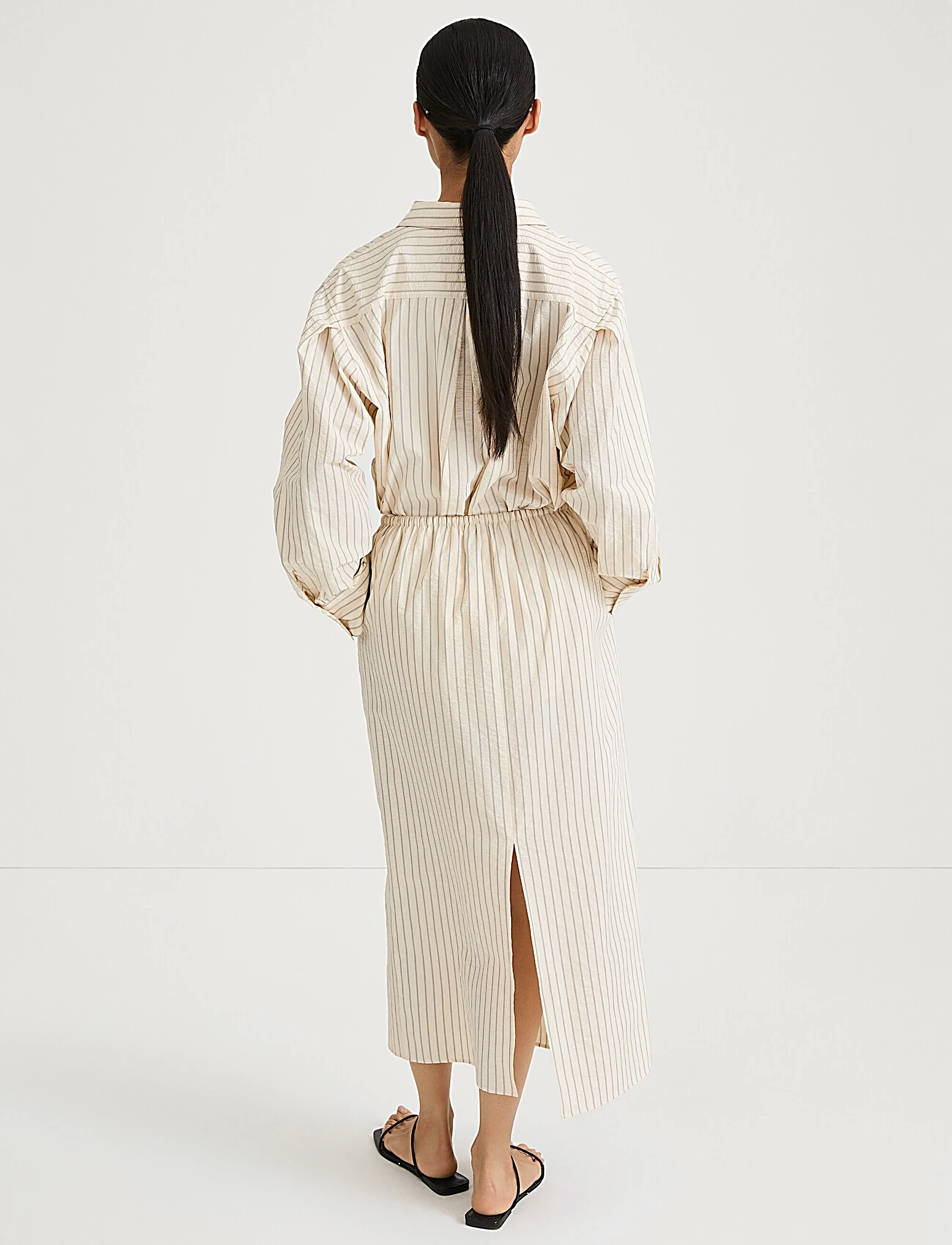 Stylein - JOLENE SKIRT - maxikjolar - cream stripe - 4