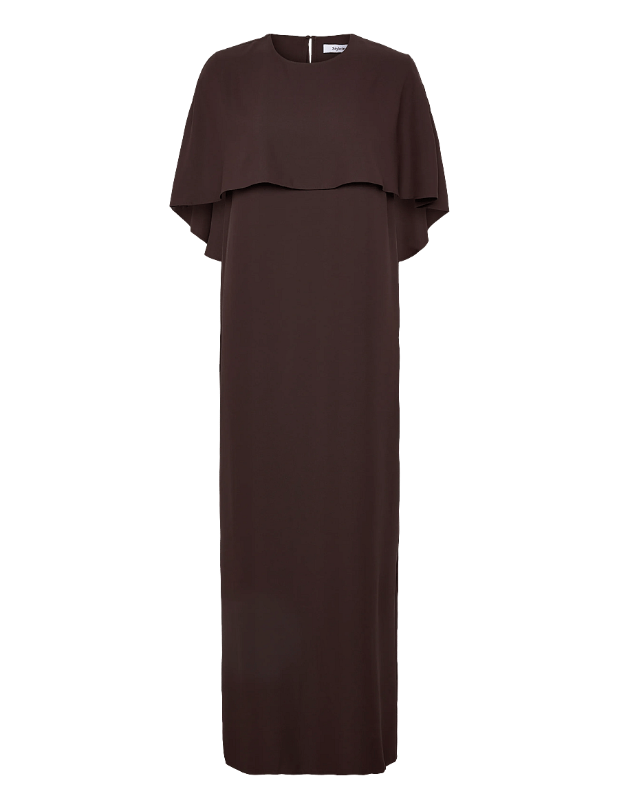 Stylein - MAXINE DRESS - aftonklänningar - coffee - 1