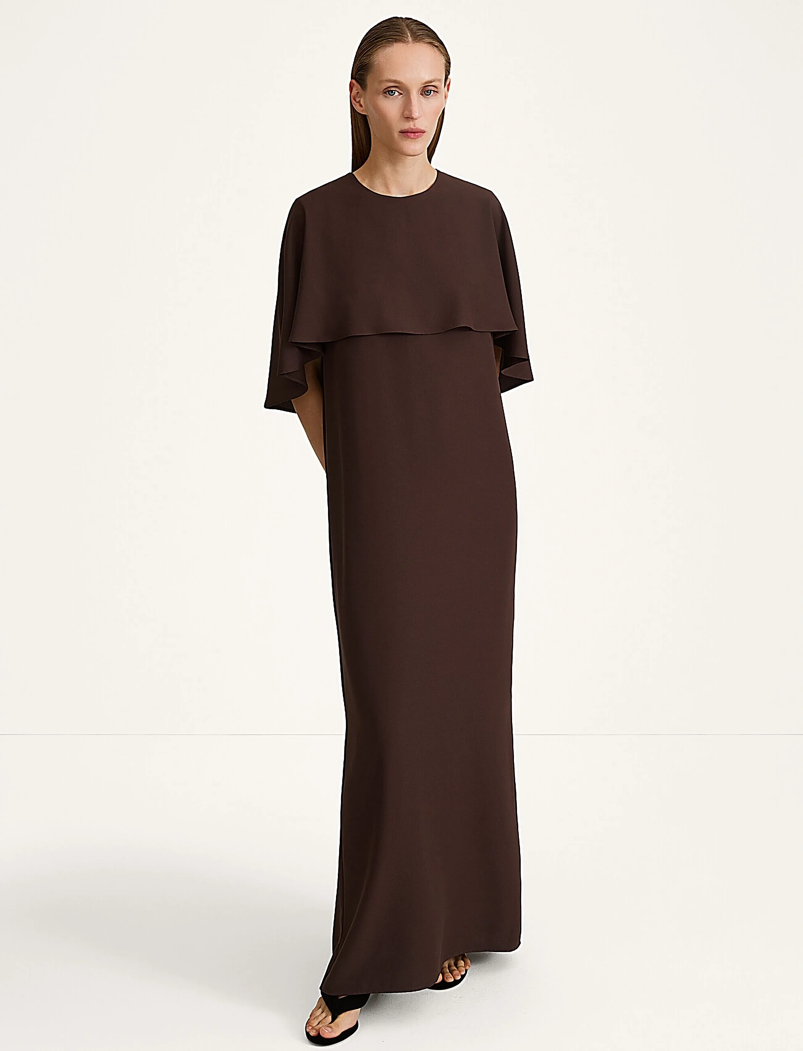 Stylein MAXINE DRESS - Swedish brands - COFFEE / brown
