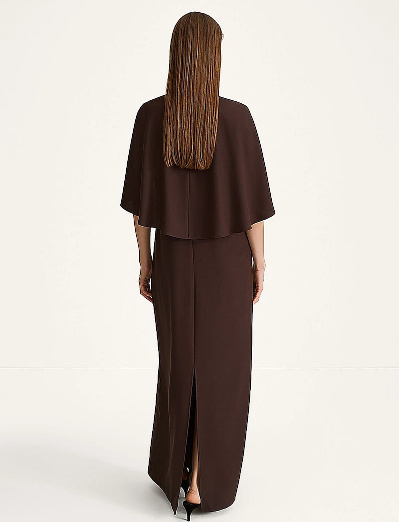 Stylein - MAXINE DRESS - aftenkjoler - coffee - 4