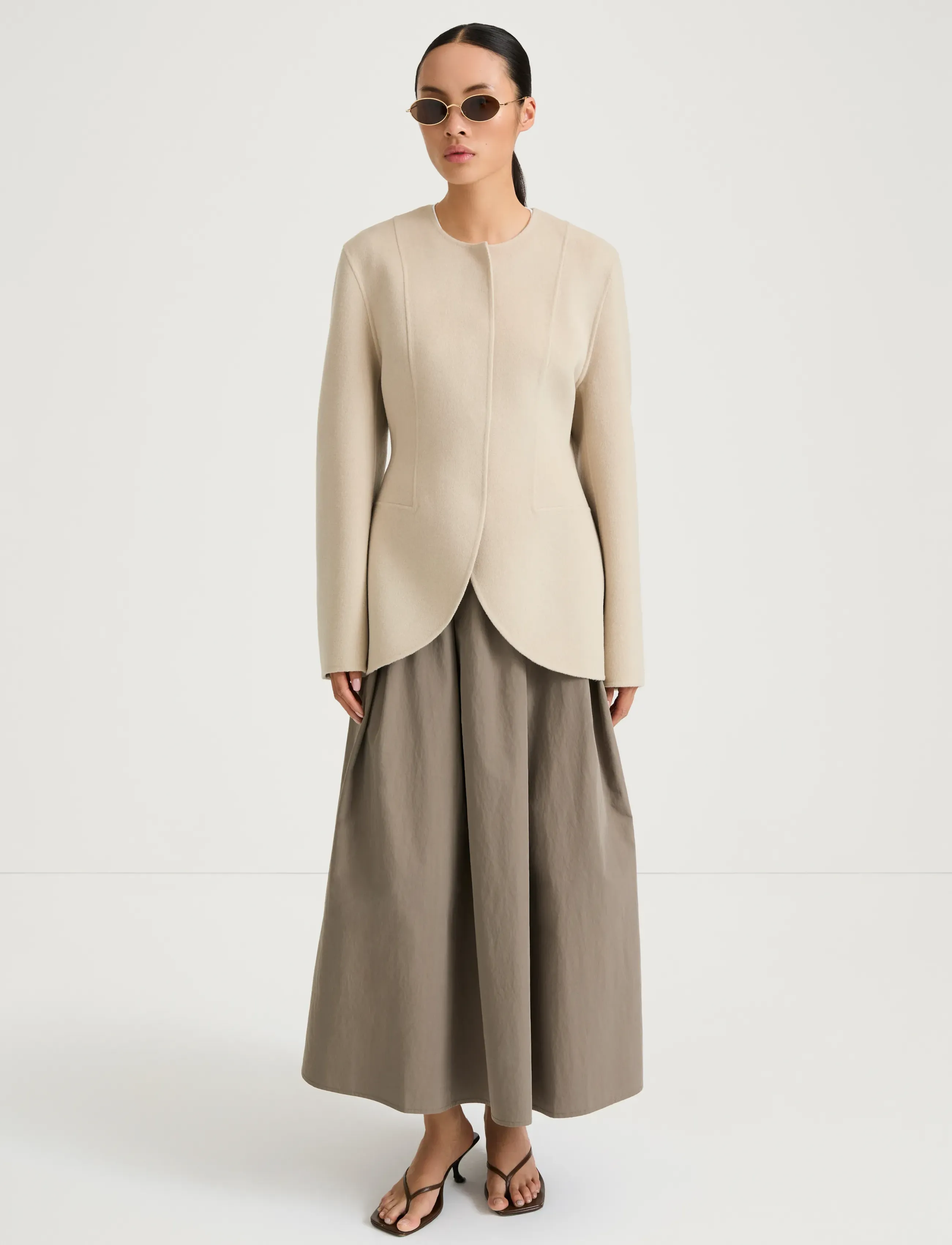 Stylein Tyra Jacket, XS, Beige, Jakker > Uldjakker, Dame
