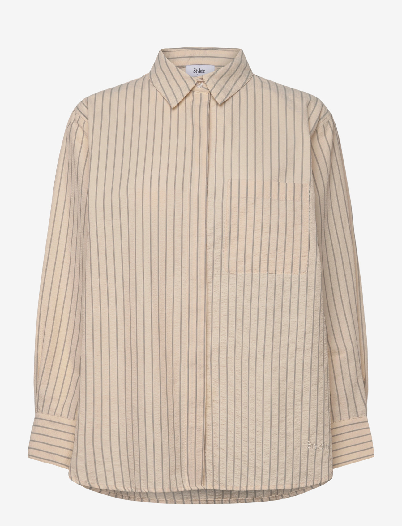 Stylein - JANSELL SHIRT - denim shirts - cream stripe - 1