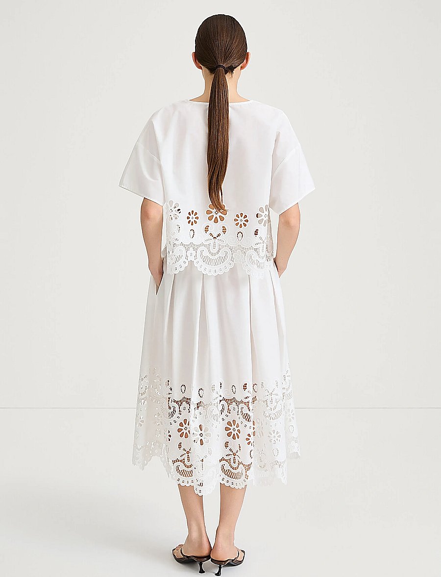 Stylein - JORAH SKIRT - midi-röcke - white - 4