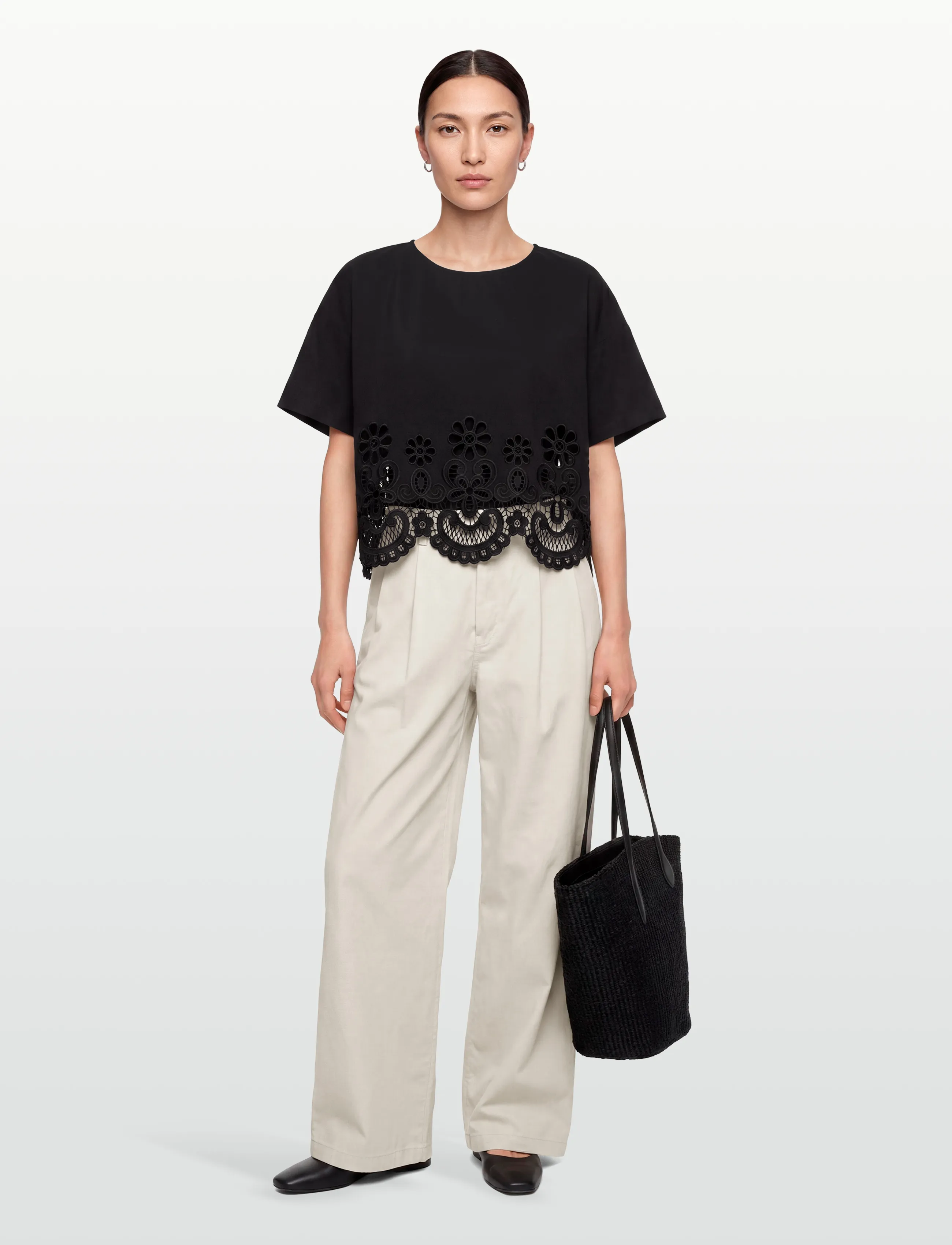 Stylein Jassira Blouse, M, Black, Bluser > Kortærmede, Dame
