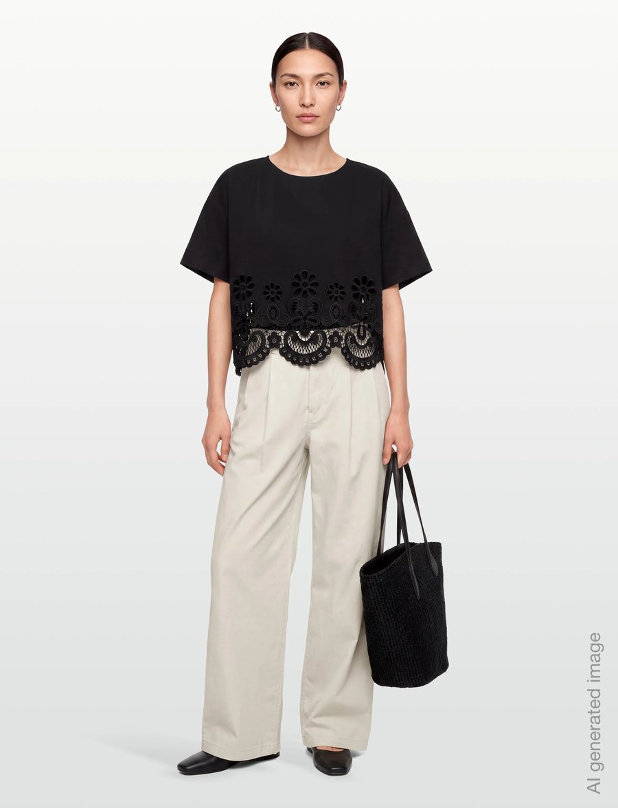 Stylein - JASSIRA BLOUSE - blūzes ar īsām piedurknēm - black - 0