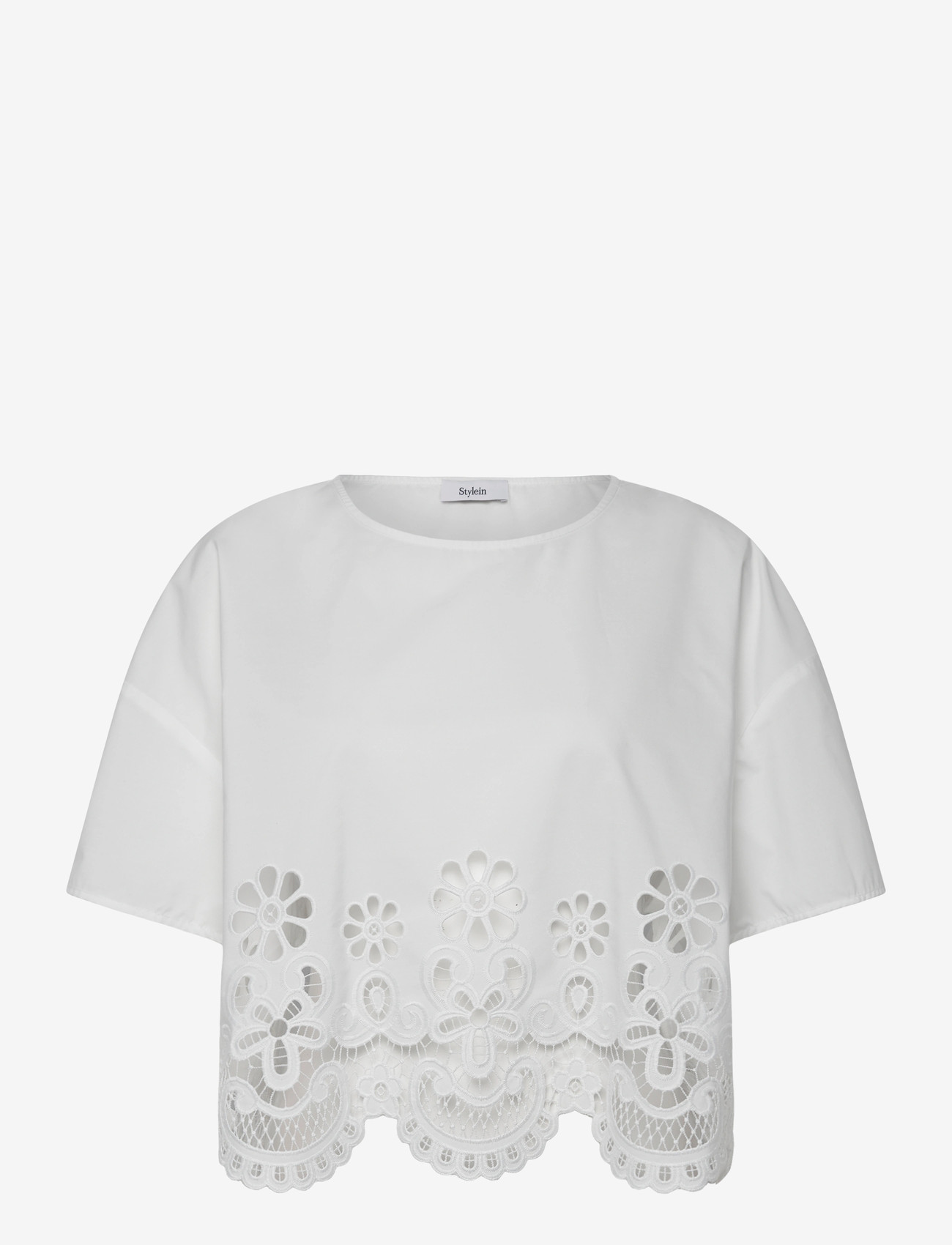 Stylein - JASSIRA BLOUSE - kurzämlige blusen - white - 1