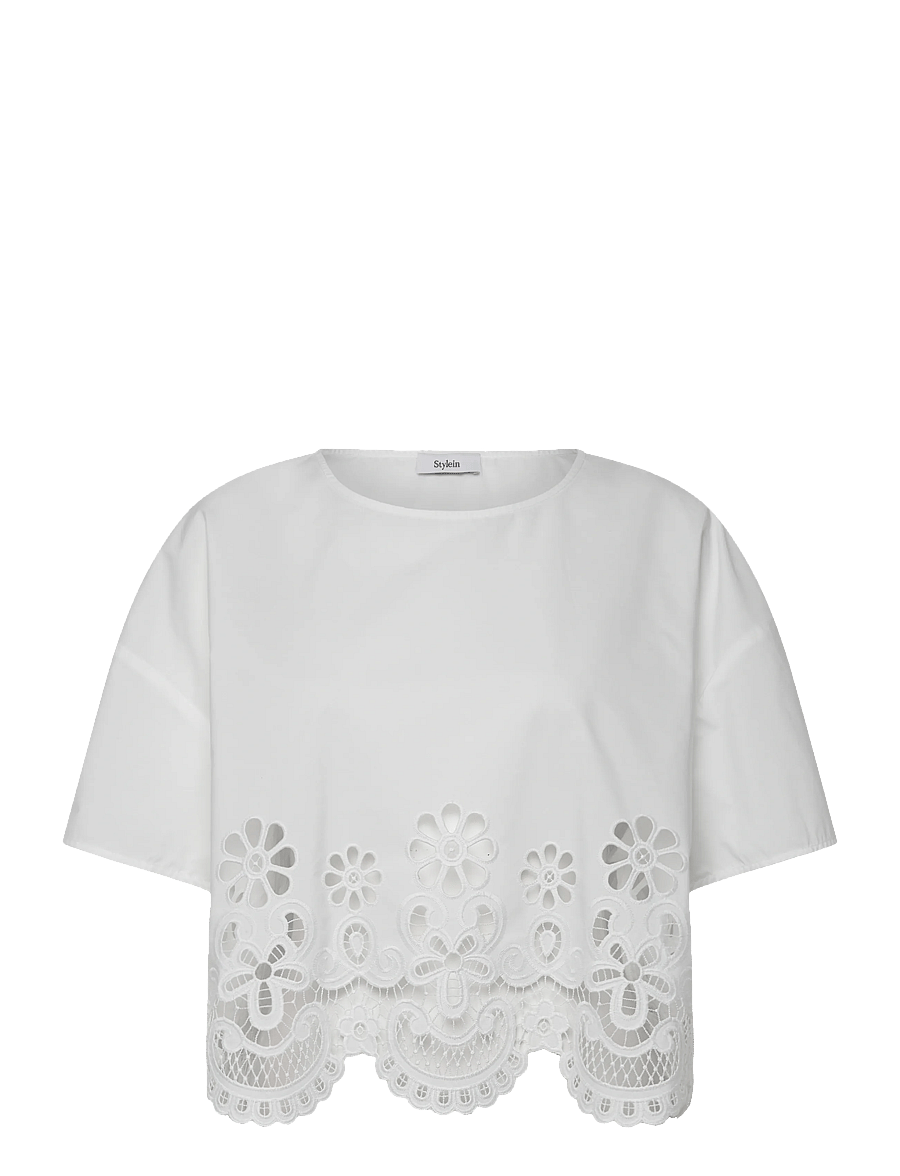Stylein - JASSIRA BLOUSE - bluzki z krótkim rękawem - white - 1
