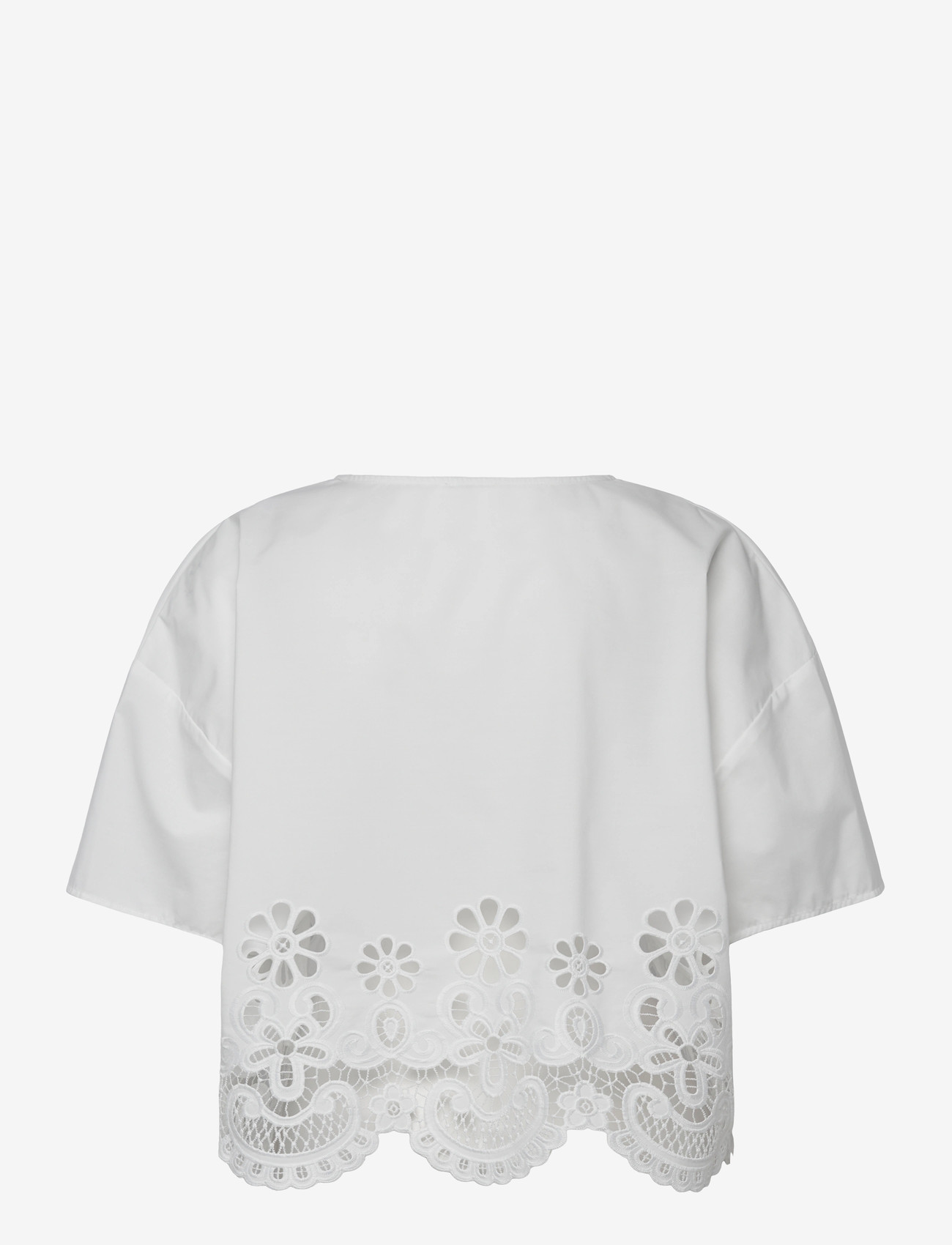 Stylein - JASSIRA BLOUSE - kurzämlige blusen - white - 2