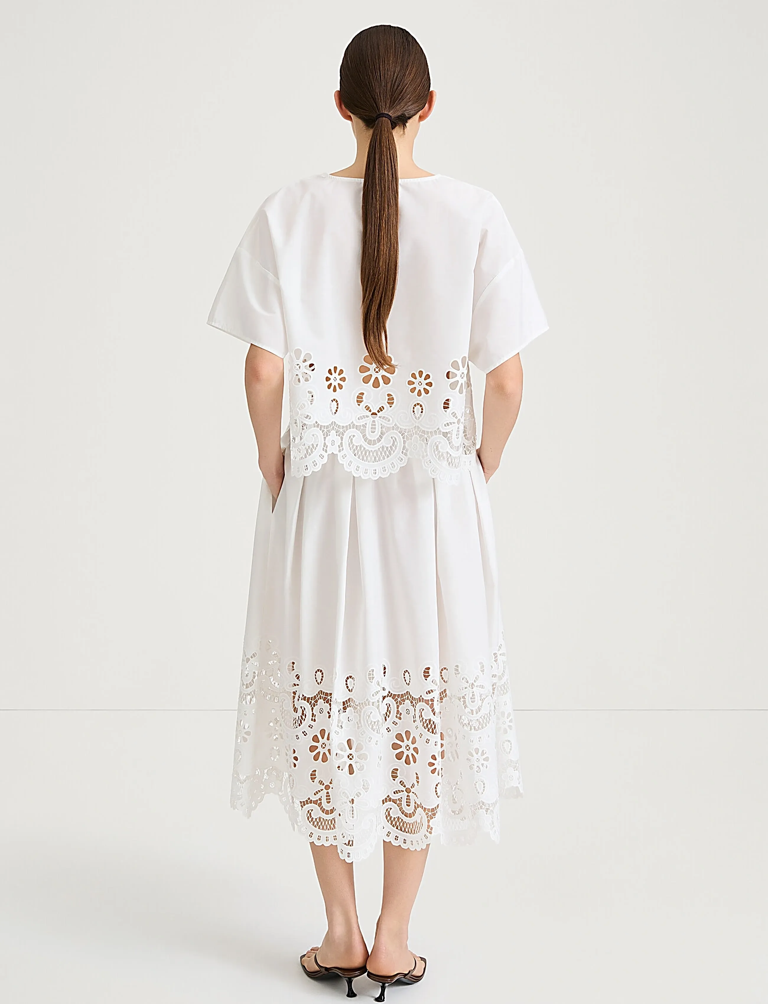 Stylein - JASSIRA BLOUSE - kurzärmelige blusen - white - 4