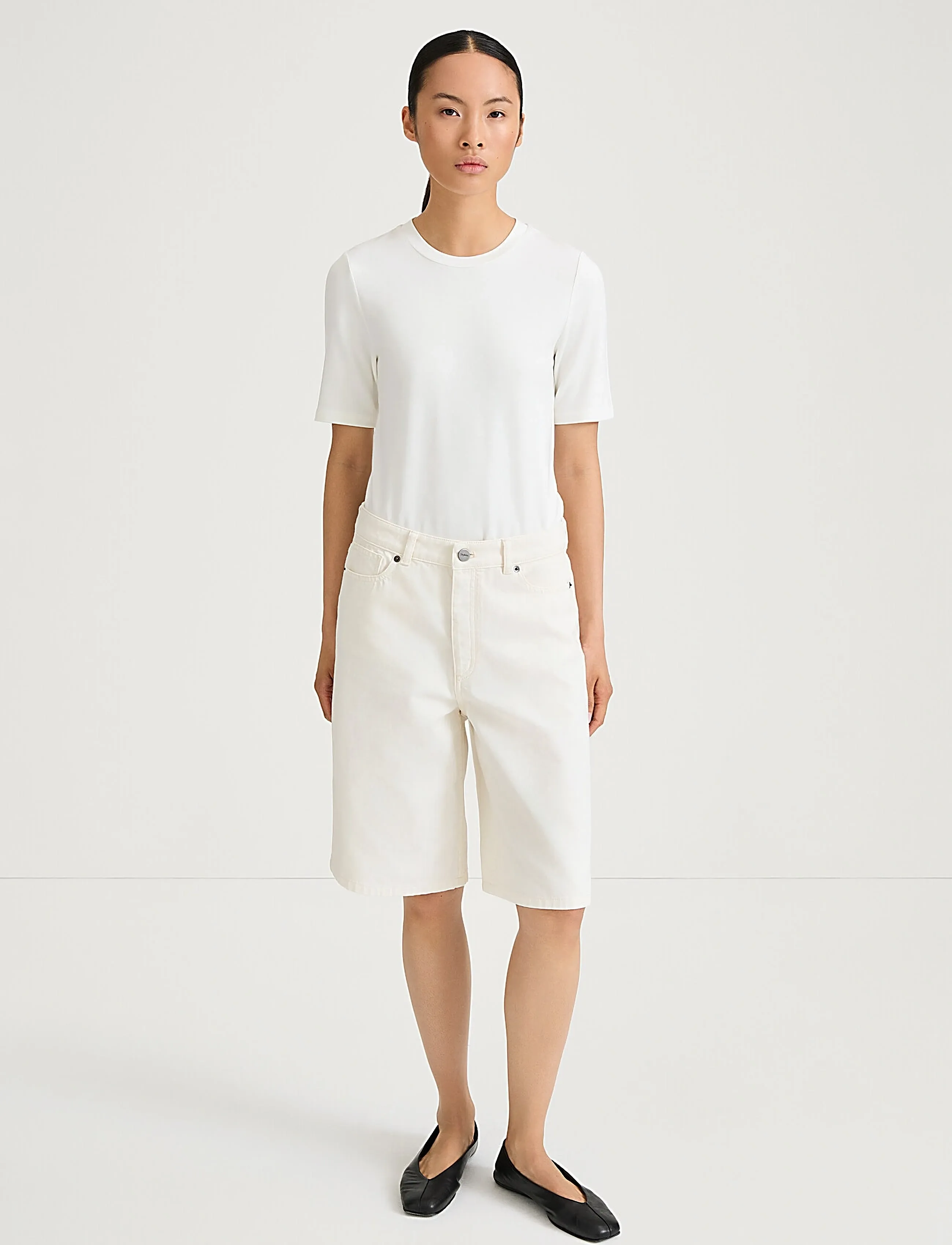 Stylein KAYNE SHORTS - Clothing - ECRU / cream