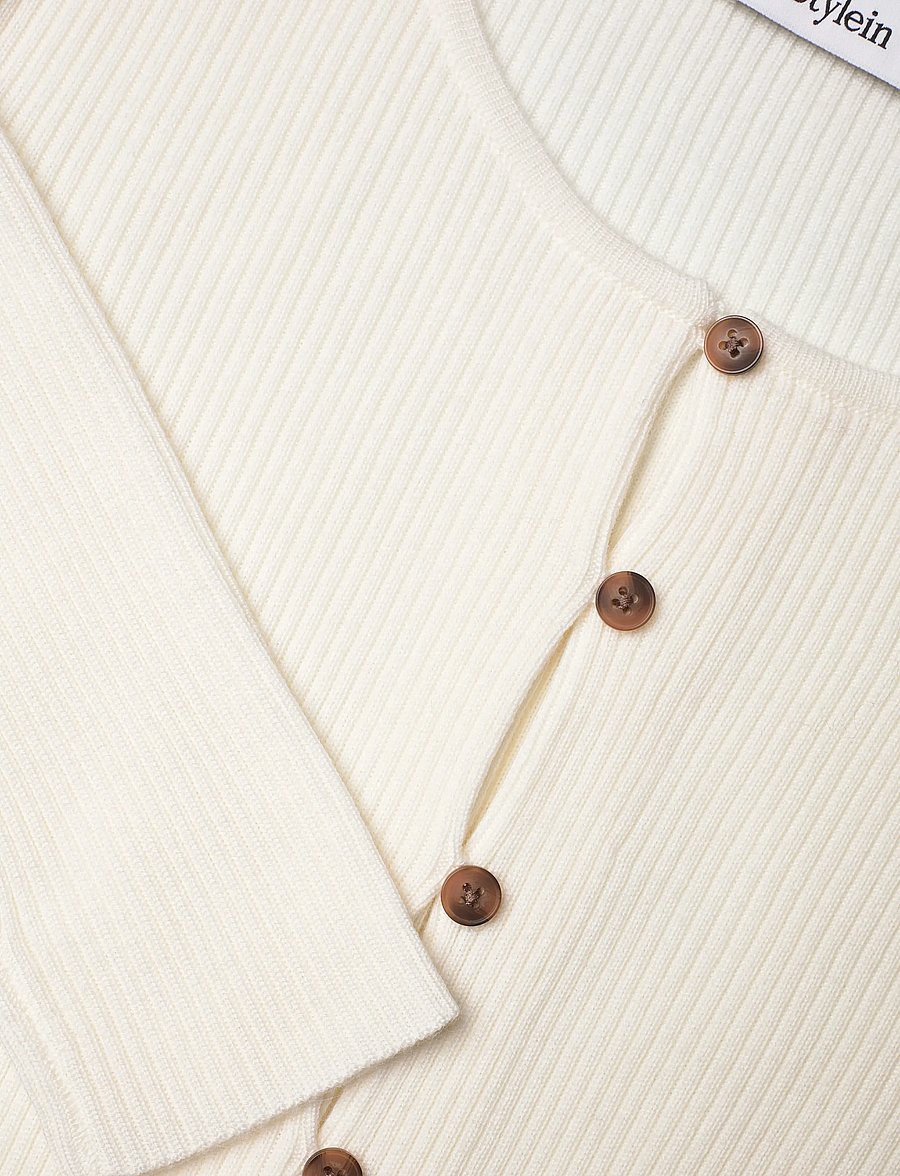 Stylein - HAMANI CARDIGAN - koftor - cream - 5