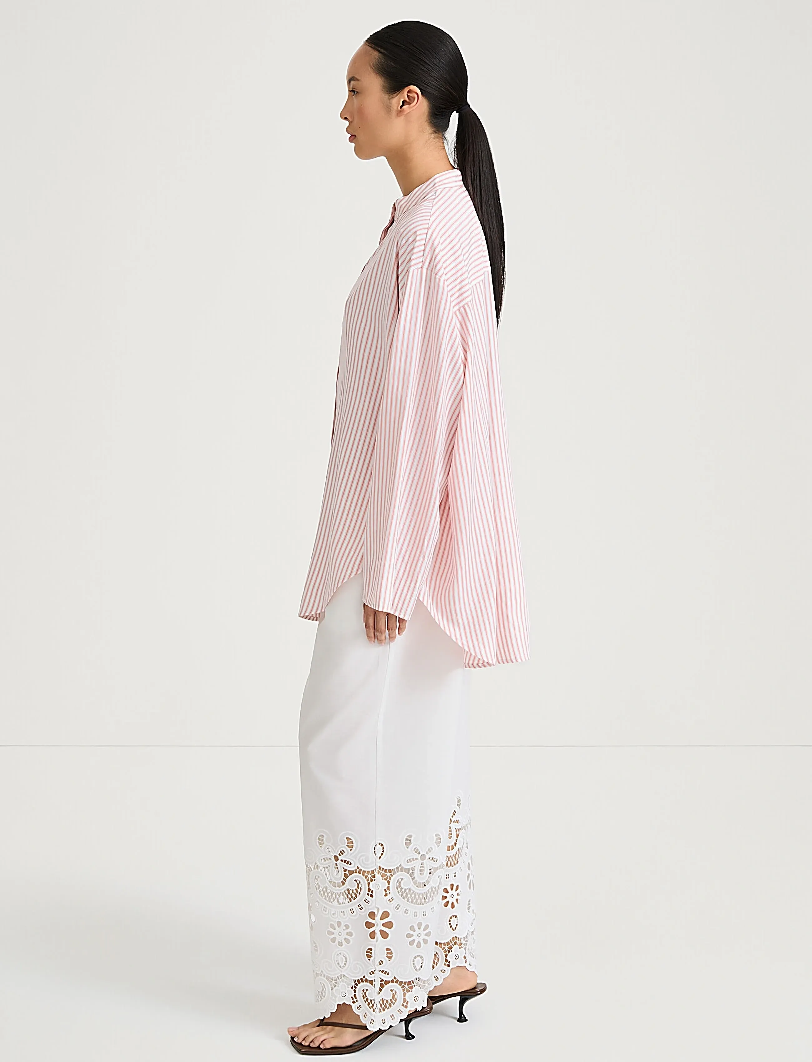 Stylein - JAZARA SHIRT - jeansskjortor - pink stripe - 3