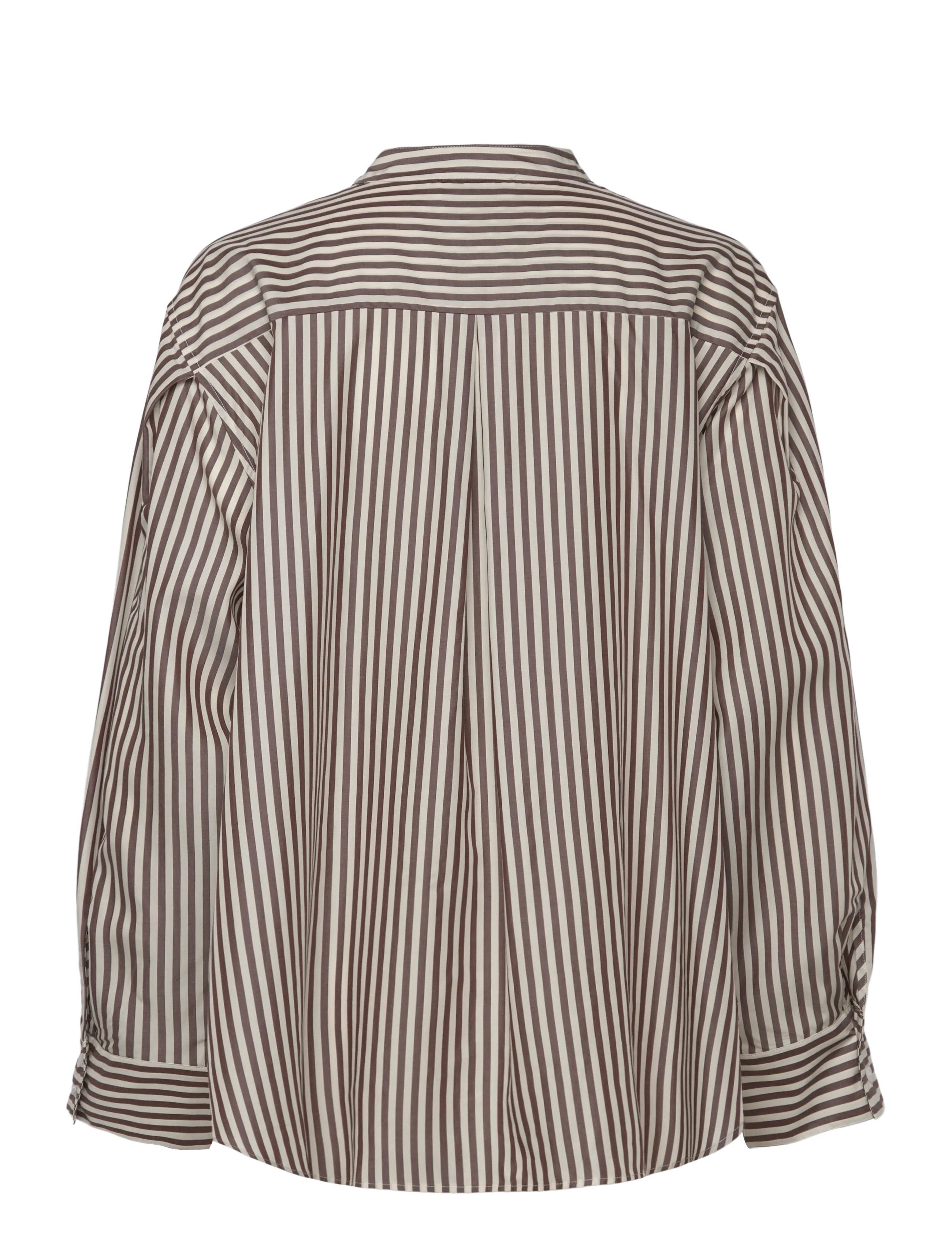 Stylein - MANDRIA SHIRT - jeansowe koszule - brown stripe - 2