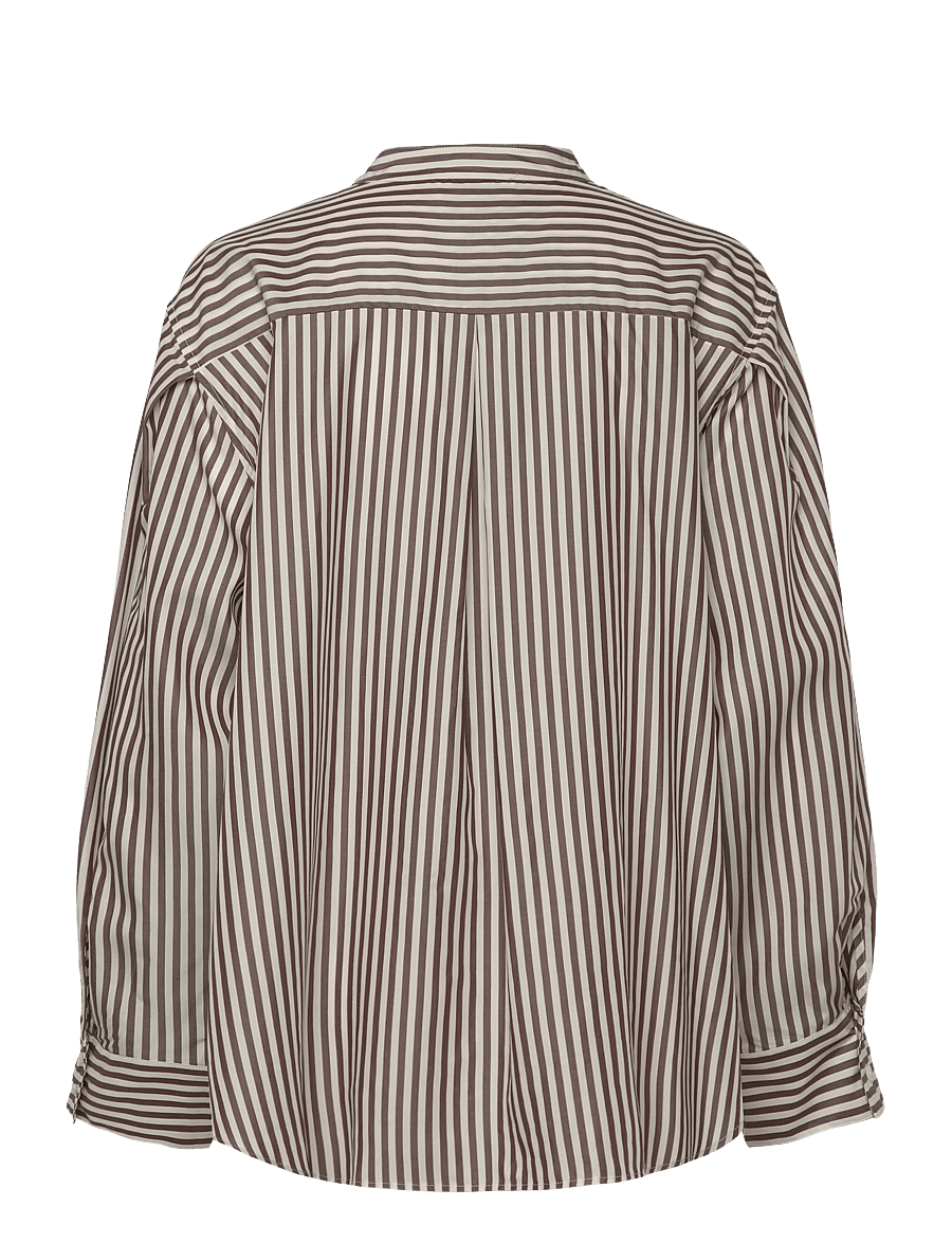 Stylein - MANDRIA SHIRT - denimskjorter - brown stripe - 2