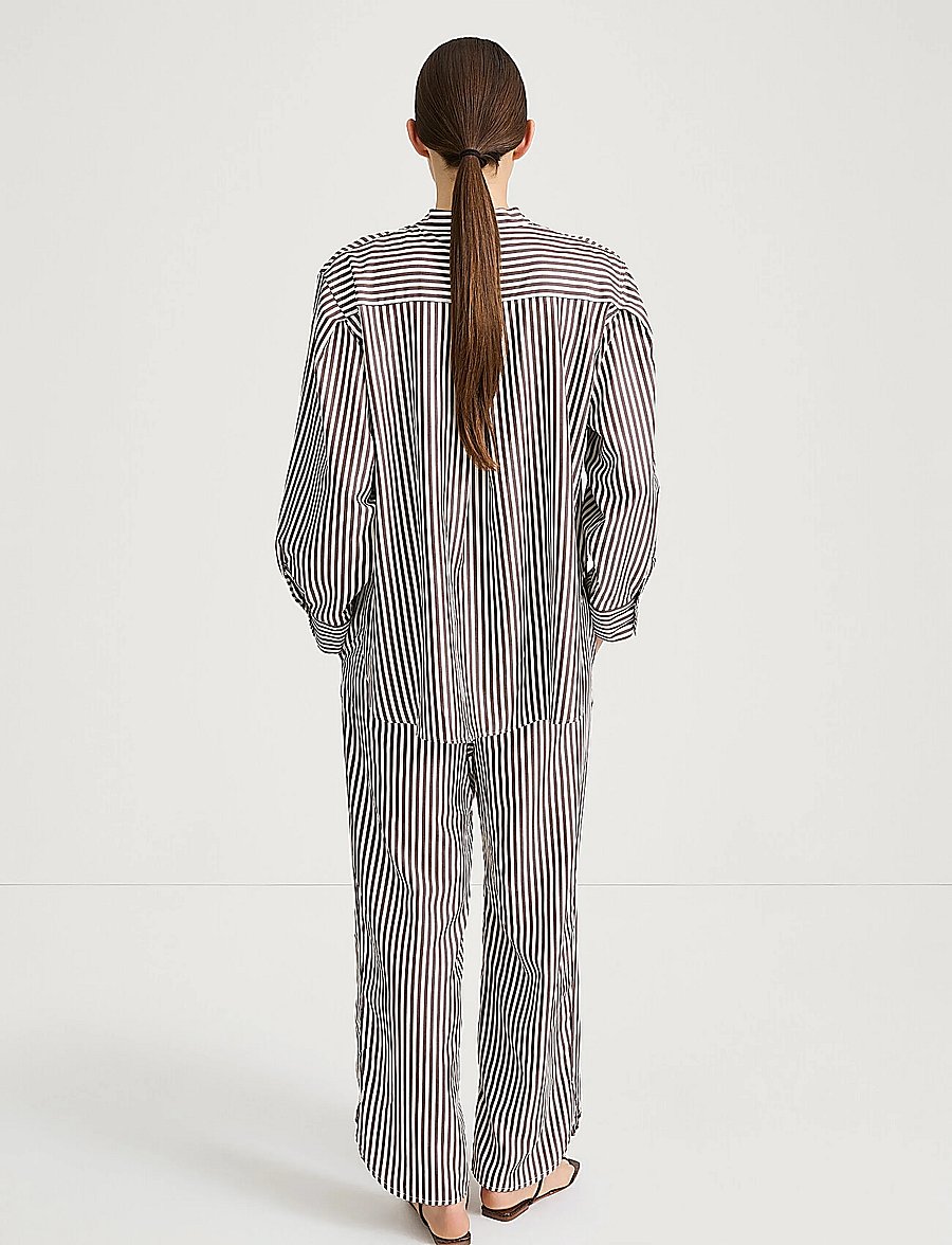 Stylein - MANDRIA SHIRT - denimskjorter - brown stripe - 4