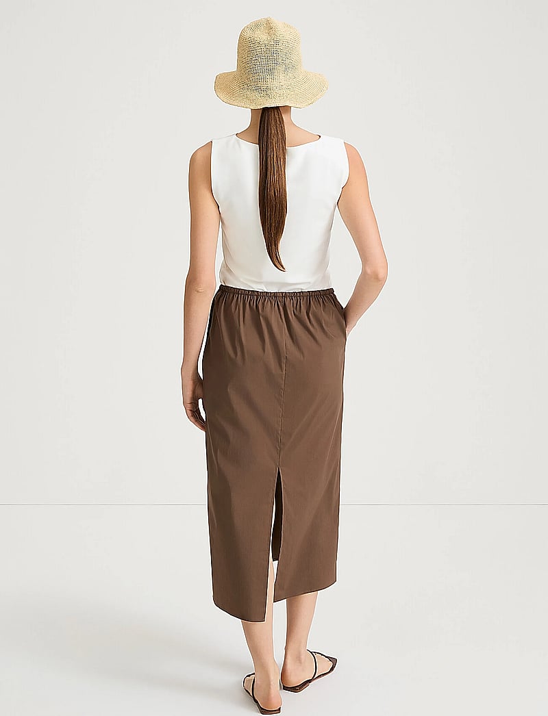 Stylein - JOLENE SKIRT - maksiseelikud - cacao - 4