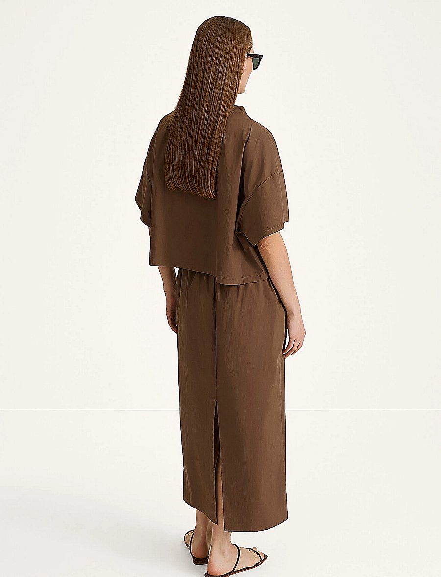 Stylein - JOELLE BLOUSE - kortærmede bluser - cacao - 4