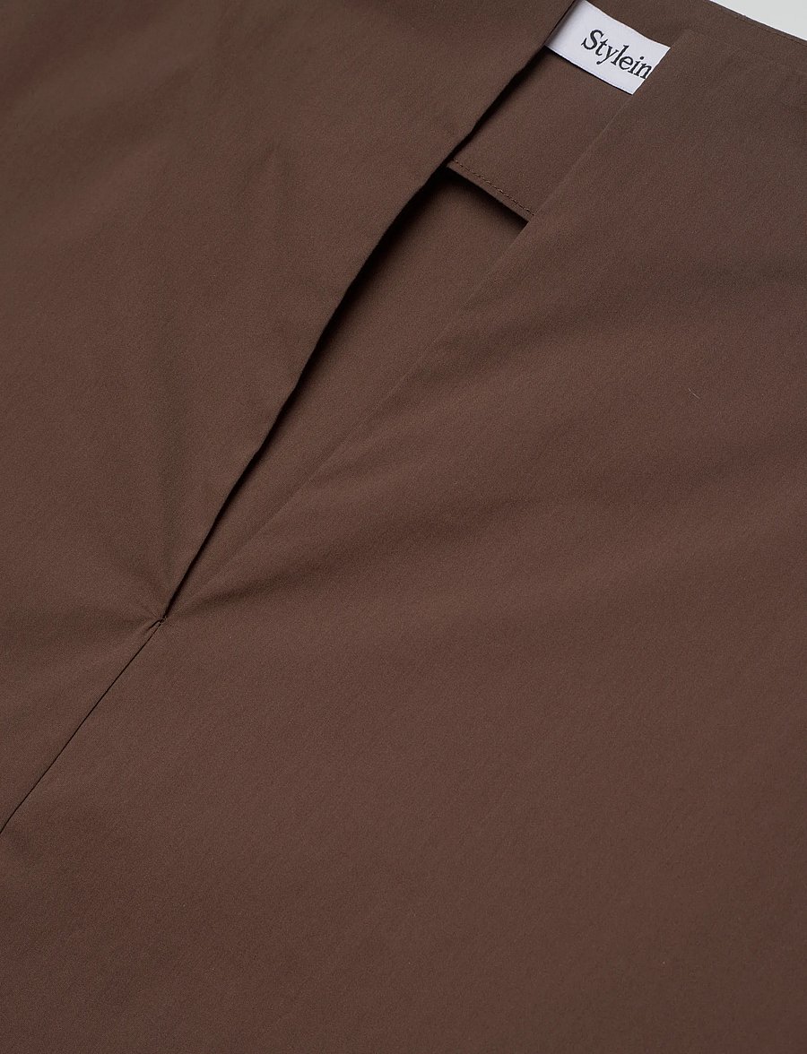 Stylein - JOELLE BLOUSE - kortærmede bluser - cacao - 5