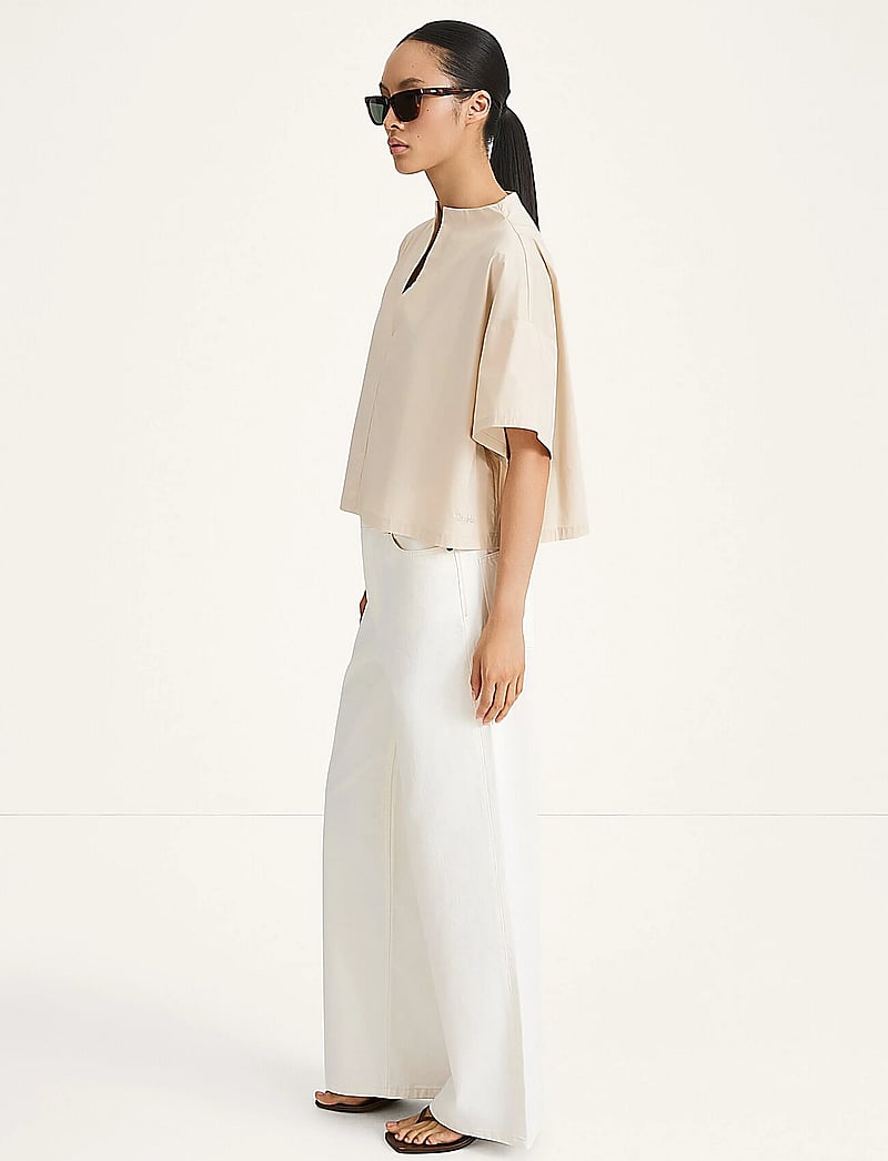 Stylein - JOELLE BLOUSE - kurzämlige blusen - oyster - 3