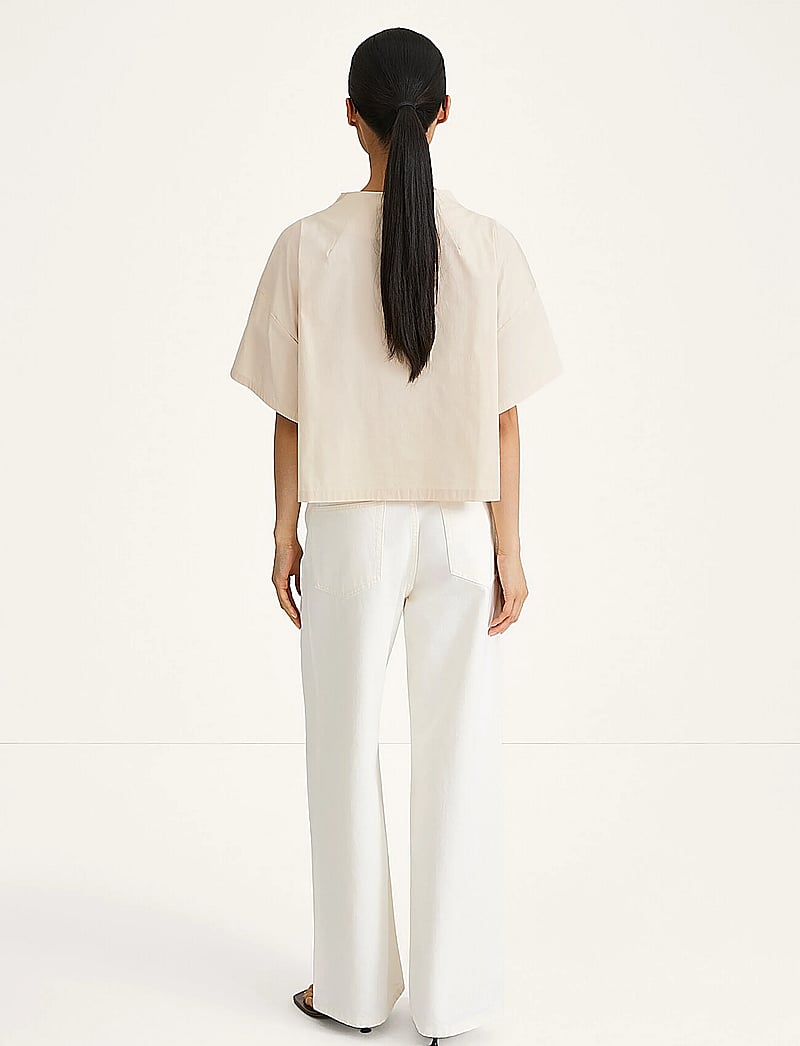 Stylein - JOELLE BLOUSE - kurzämlige blusen - oyster - 4