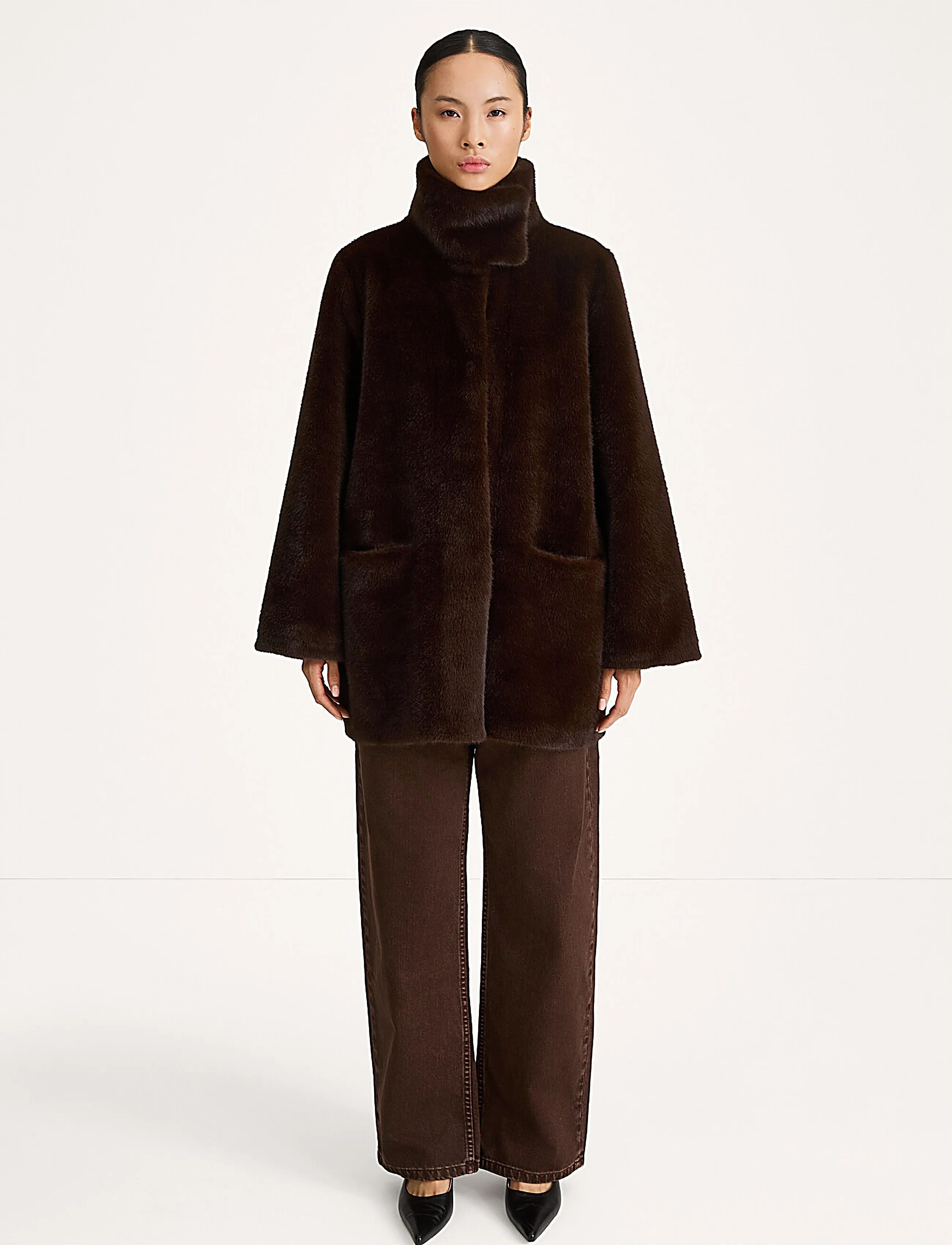 Stylein HILANI COAT - Stylein - COFFEE / brown