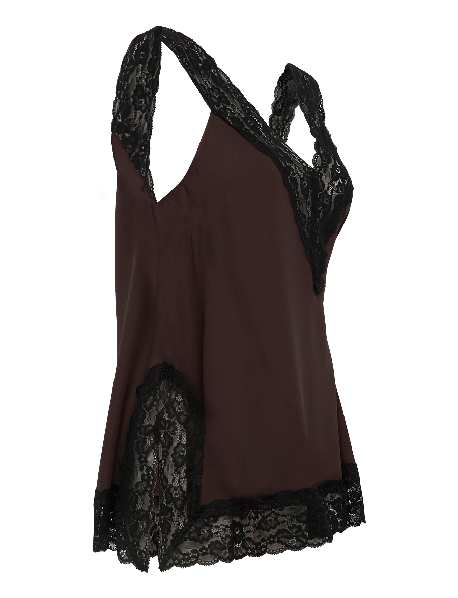 Stylein - MIETTE - Ærmeløse bluser - coffee - 3