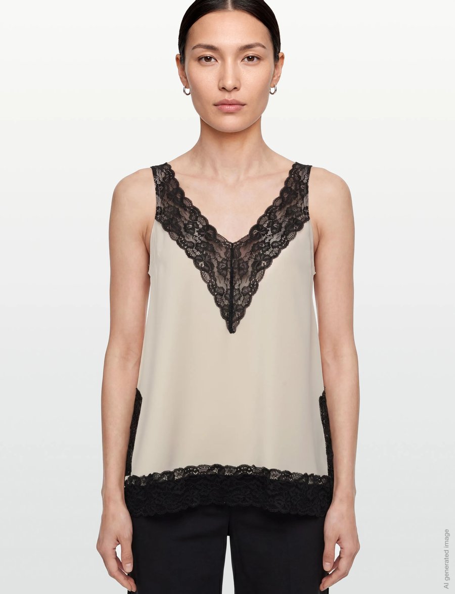 Stylein - MIETTE - Ärmellose blusen - cream - 5