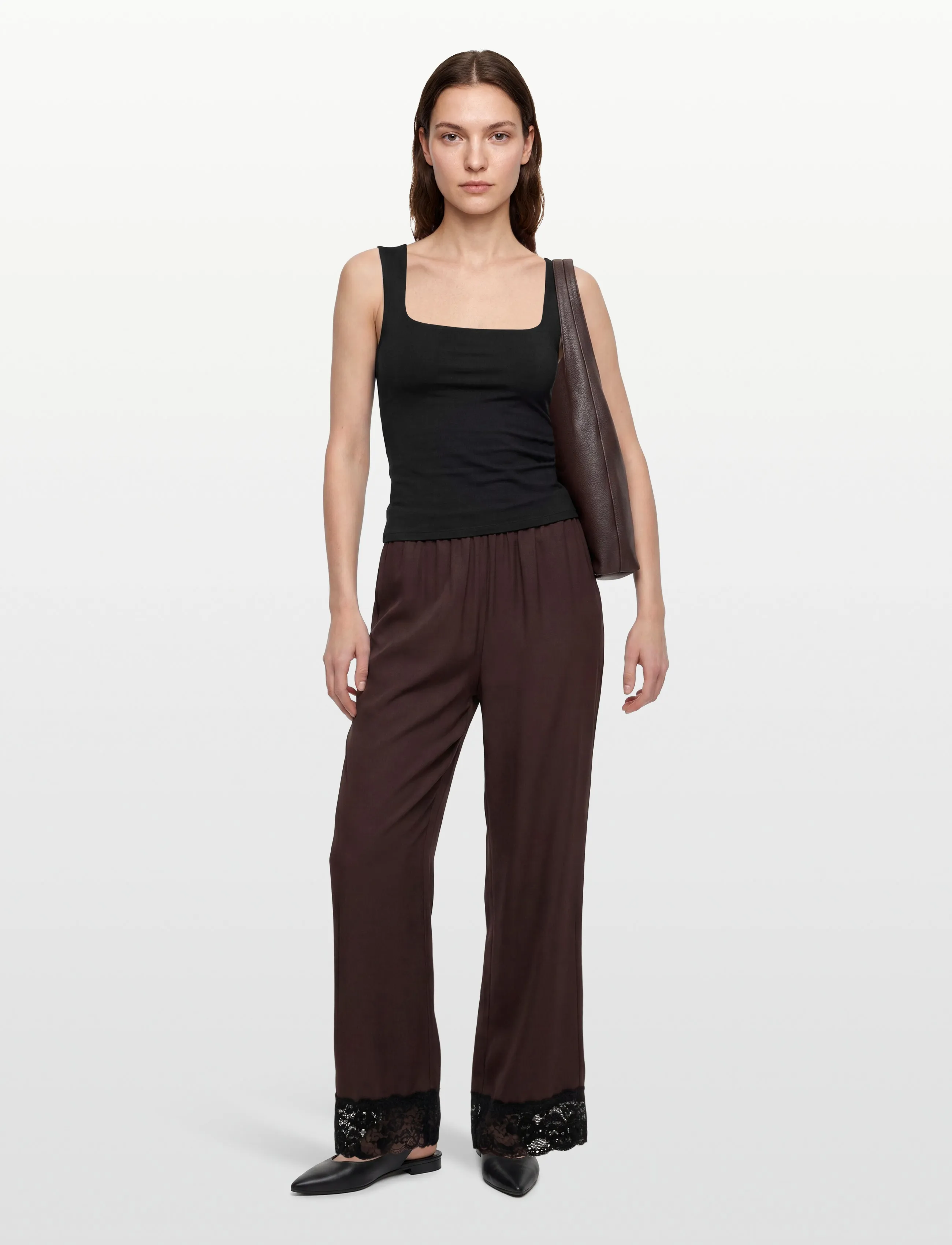 Stylein Monteroni, XL, Trousers, Braun - Straight Leg, Frauen